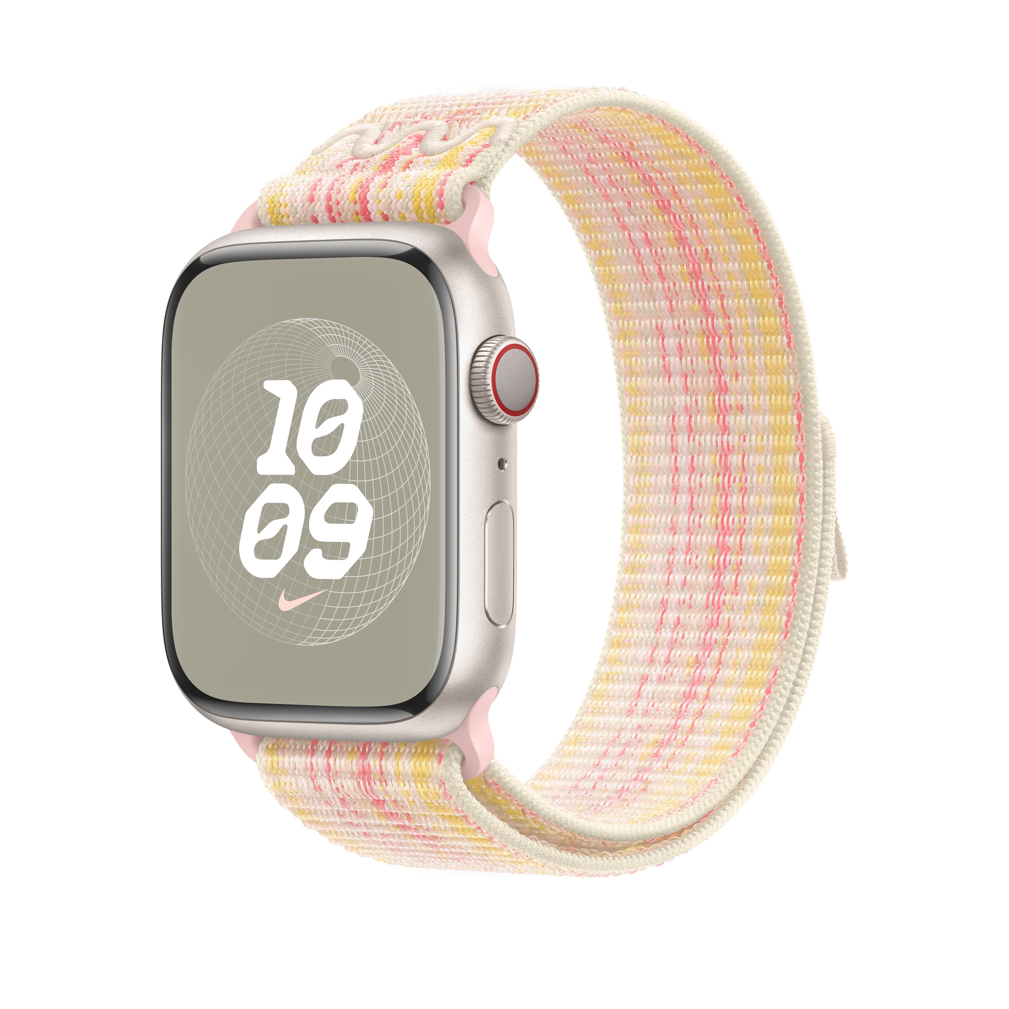45mm Starlight/Pink Nike Sport Loop - Image 2
