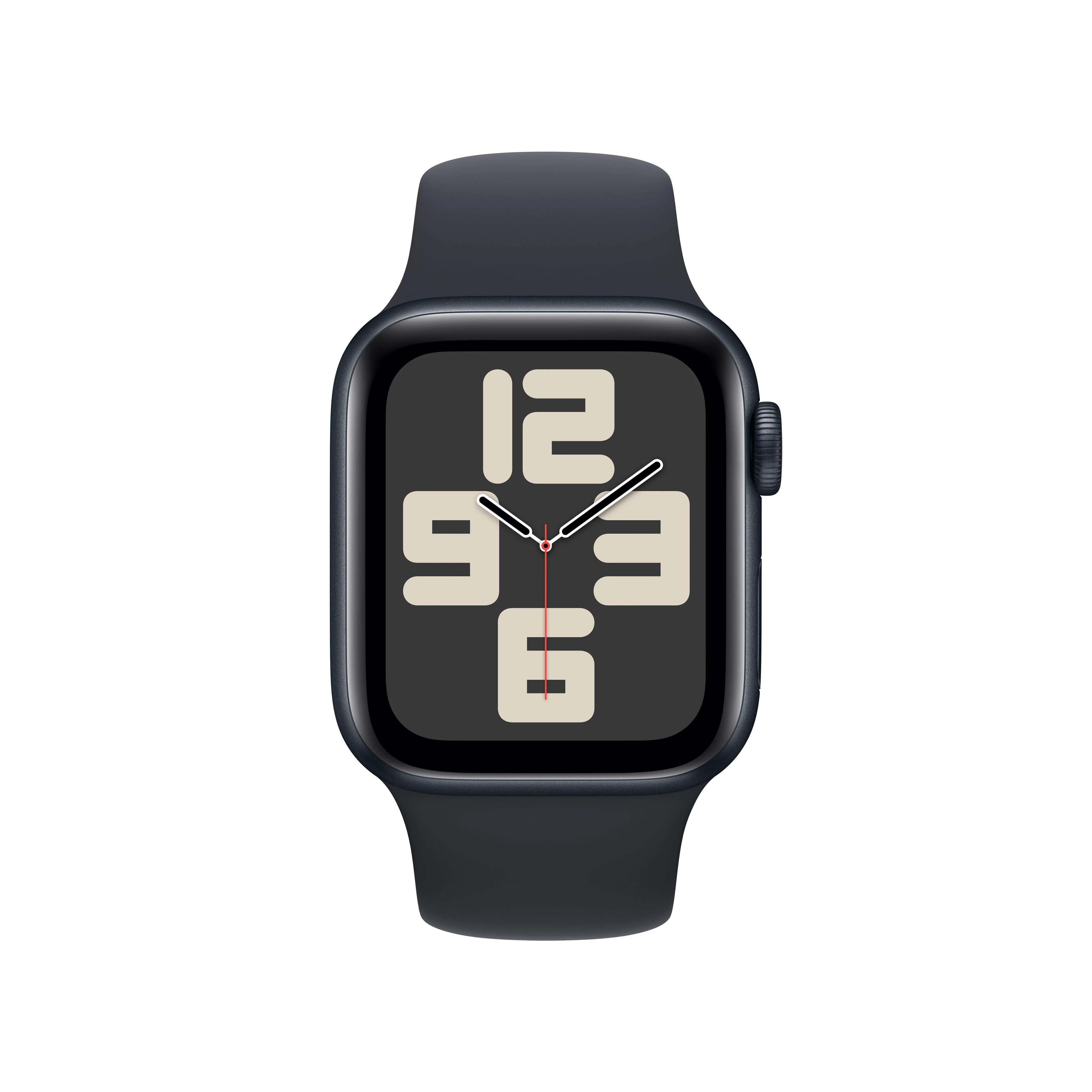 Apple Watch SE GPS + Cellular 40mm Midnight Aluminium Case with Midnight Sport Band - S/M - Image 2
