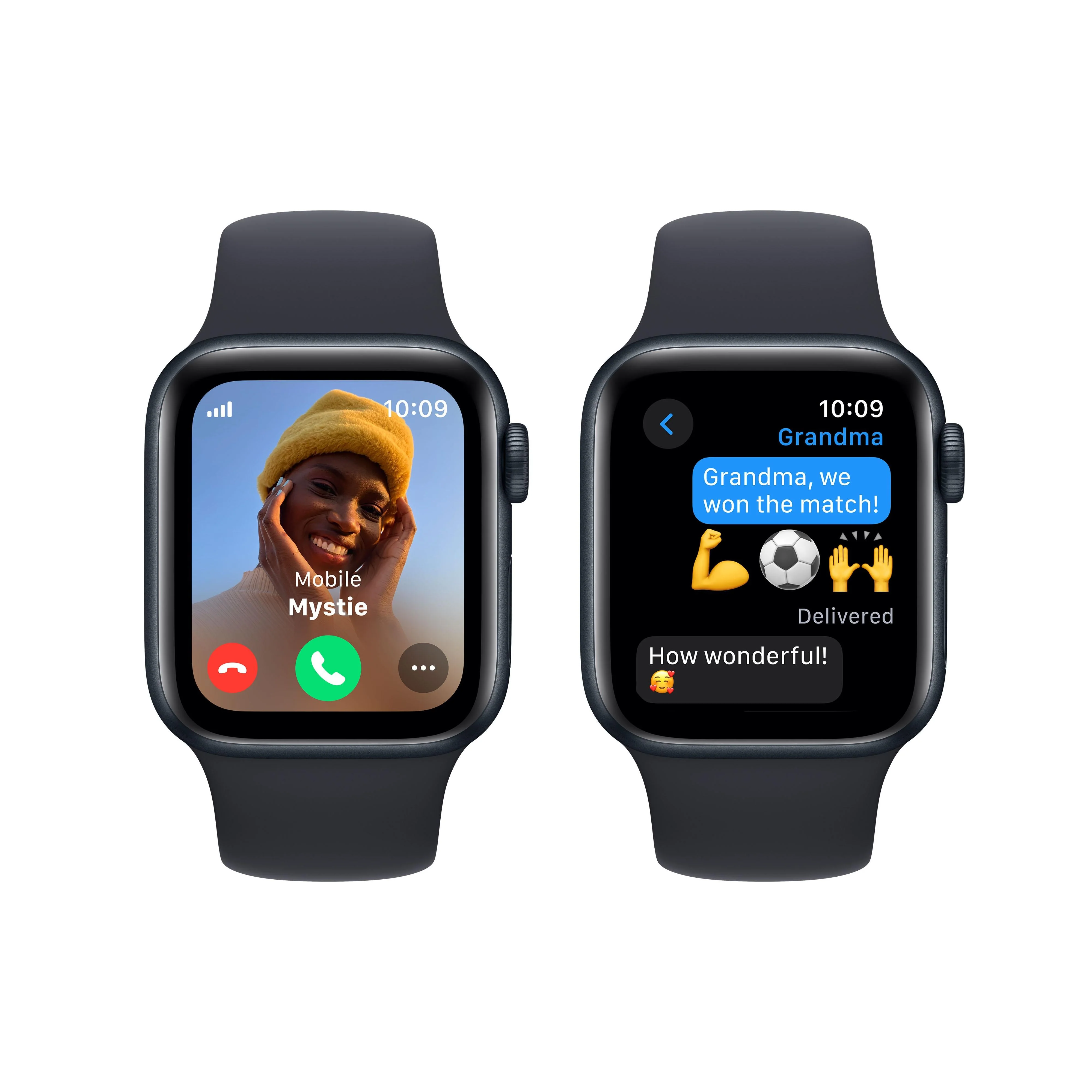 Apple Watch SE GPS + Cellular 40mm Midnight Aluminium Case with Midnight Sport Band - S/M - Image 4
