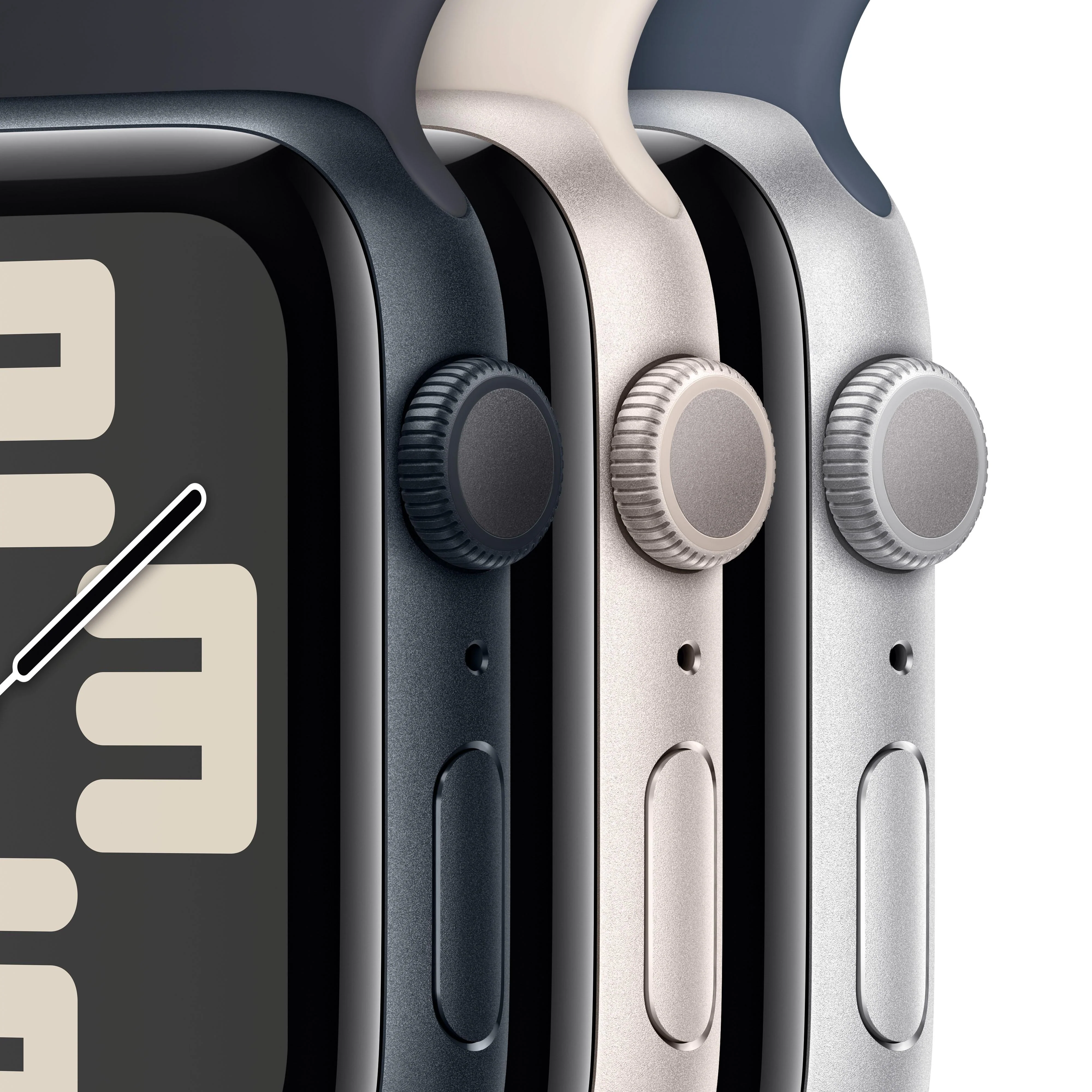 Apple Watch SE GPS 40mm Midnight Aluminium Case with Midnight Sport Loop - Image 3