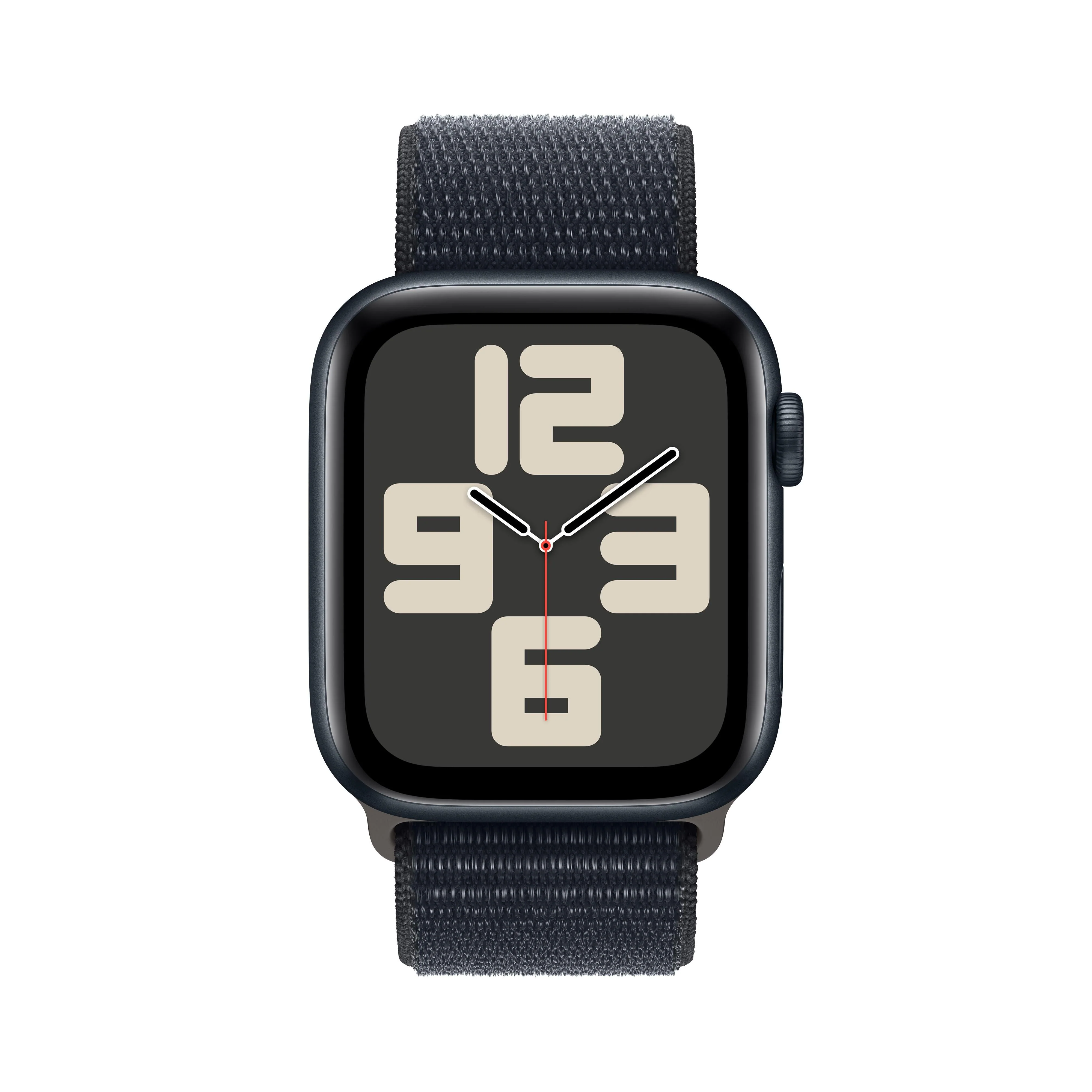 Apple Watch SE GPS 44mm Midnight Aluminium Case with Midnight Sport Loop - Image 2