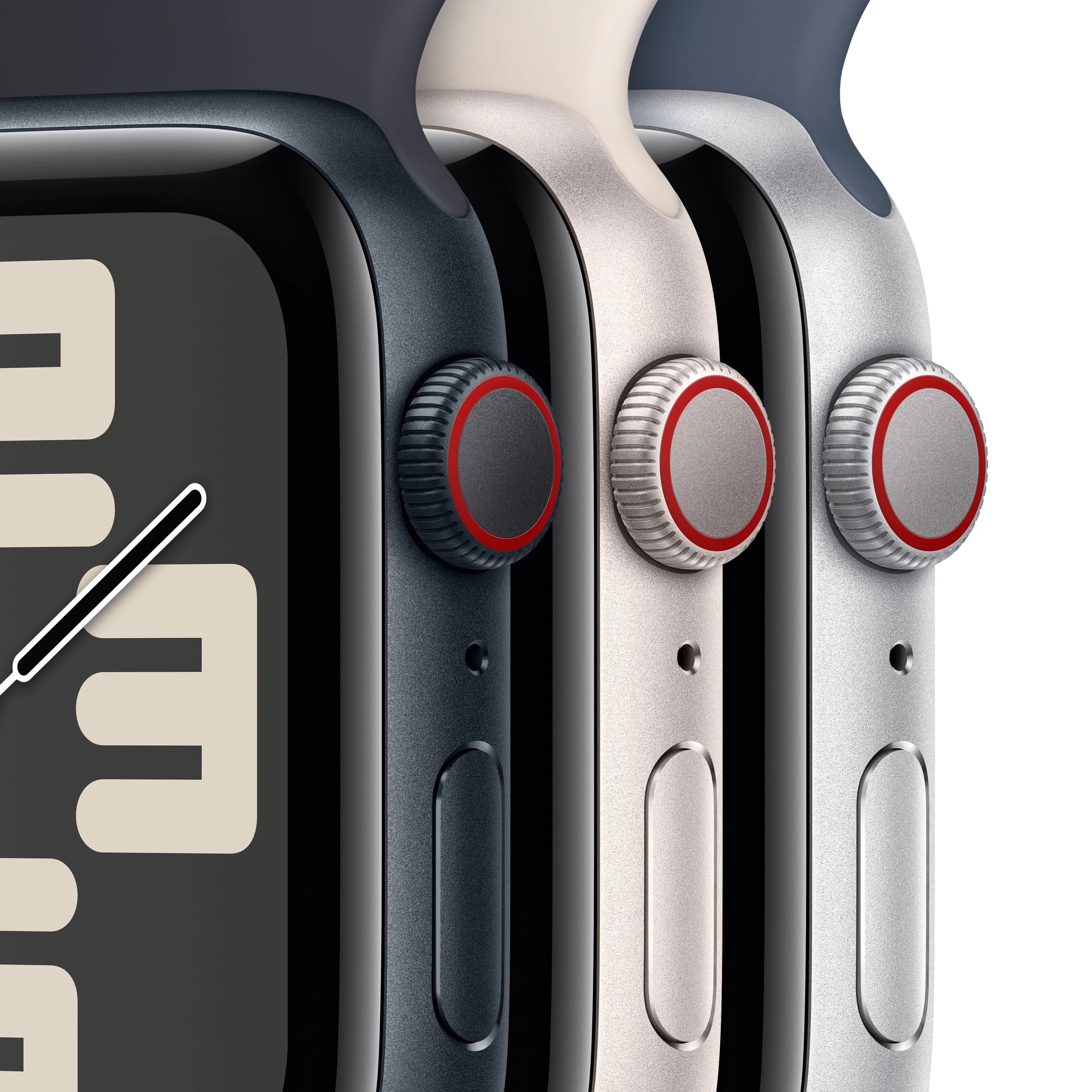 Apple Watch SE GPS + Cellular 40mm Midnight Aluminium Case with Midnight Sport Loop - Image 3
