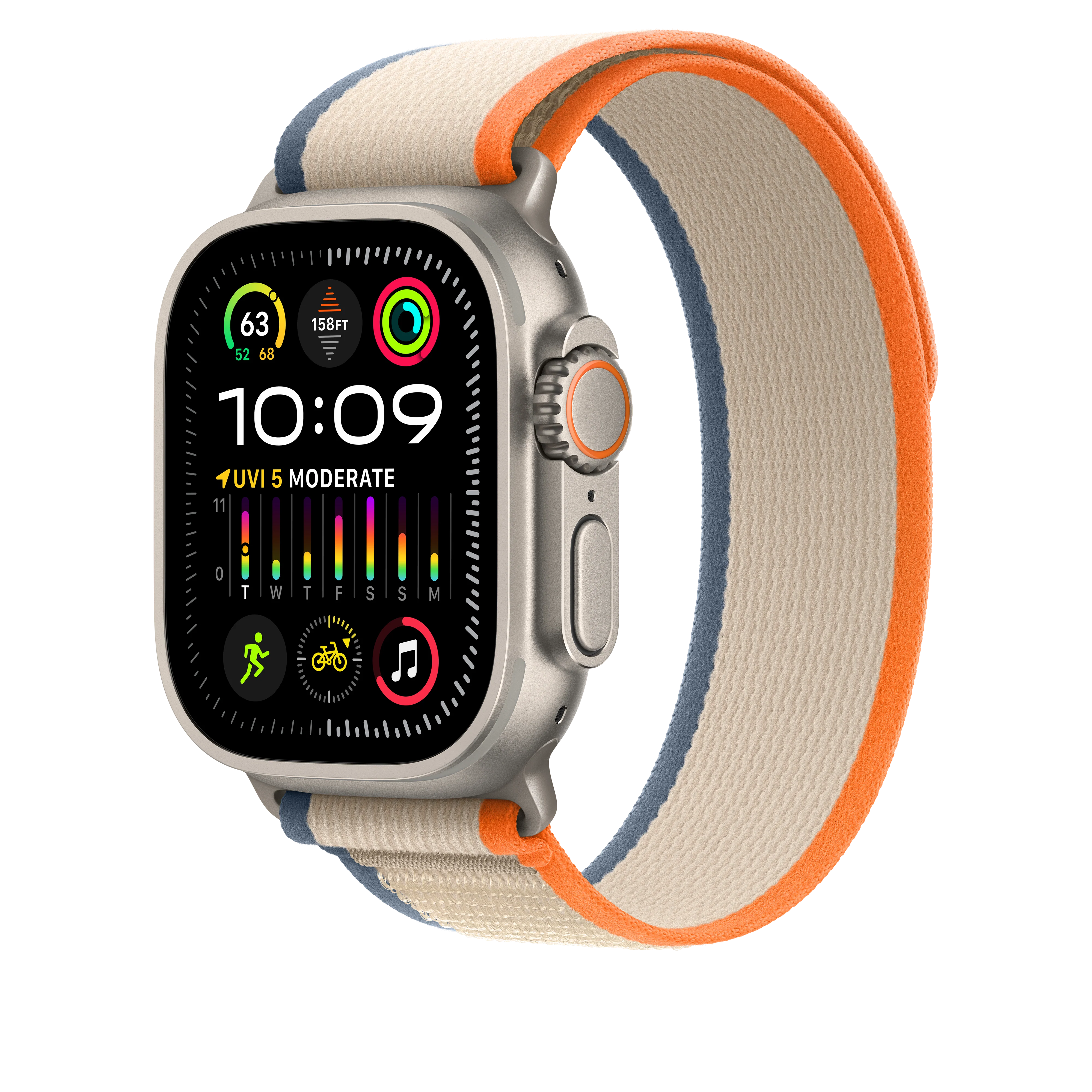 49mm Orange/Beige Trail Loop - M/L - Image 2
