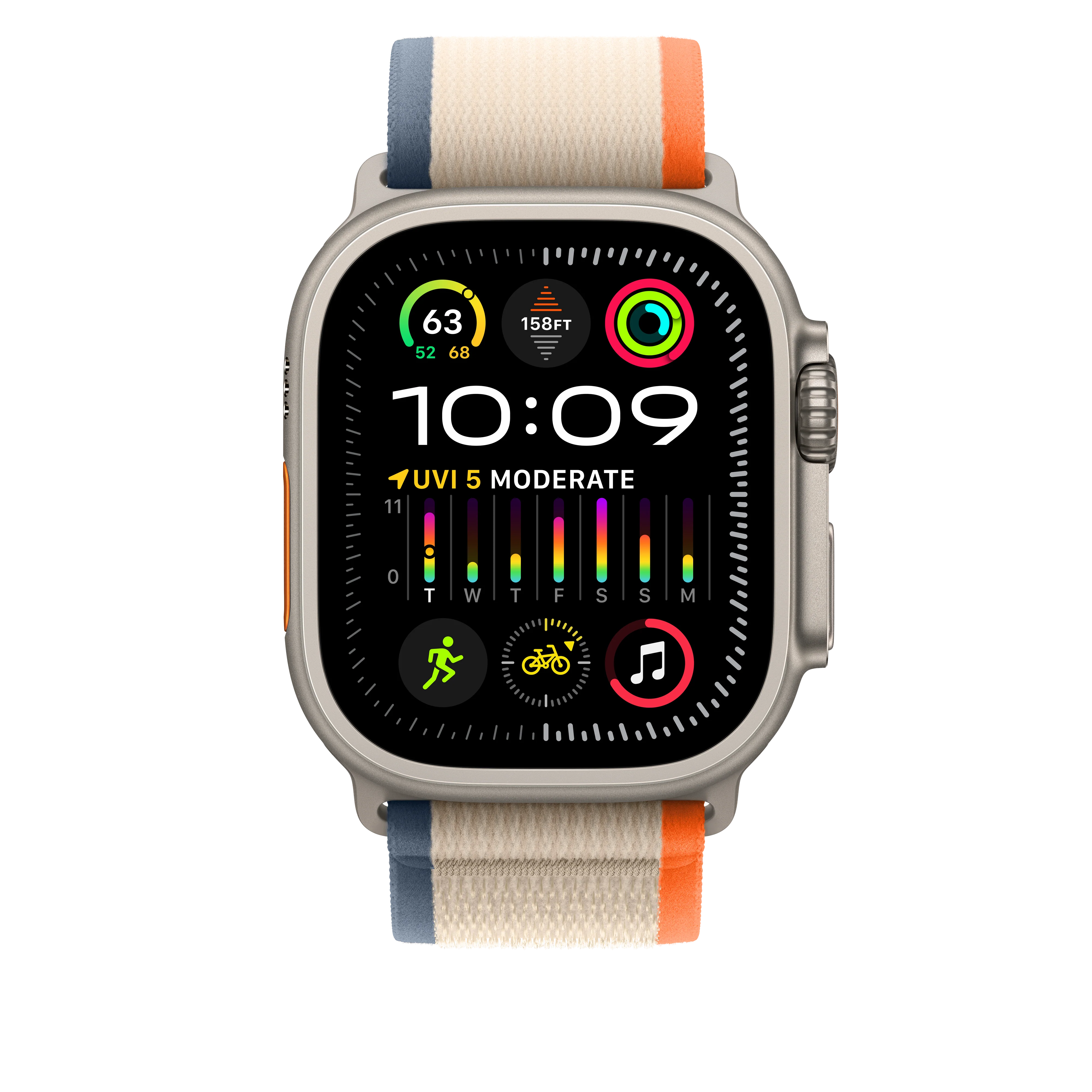 49mm Orange/Beige Trail Loop - M/L - Image 3