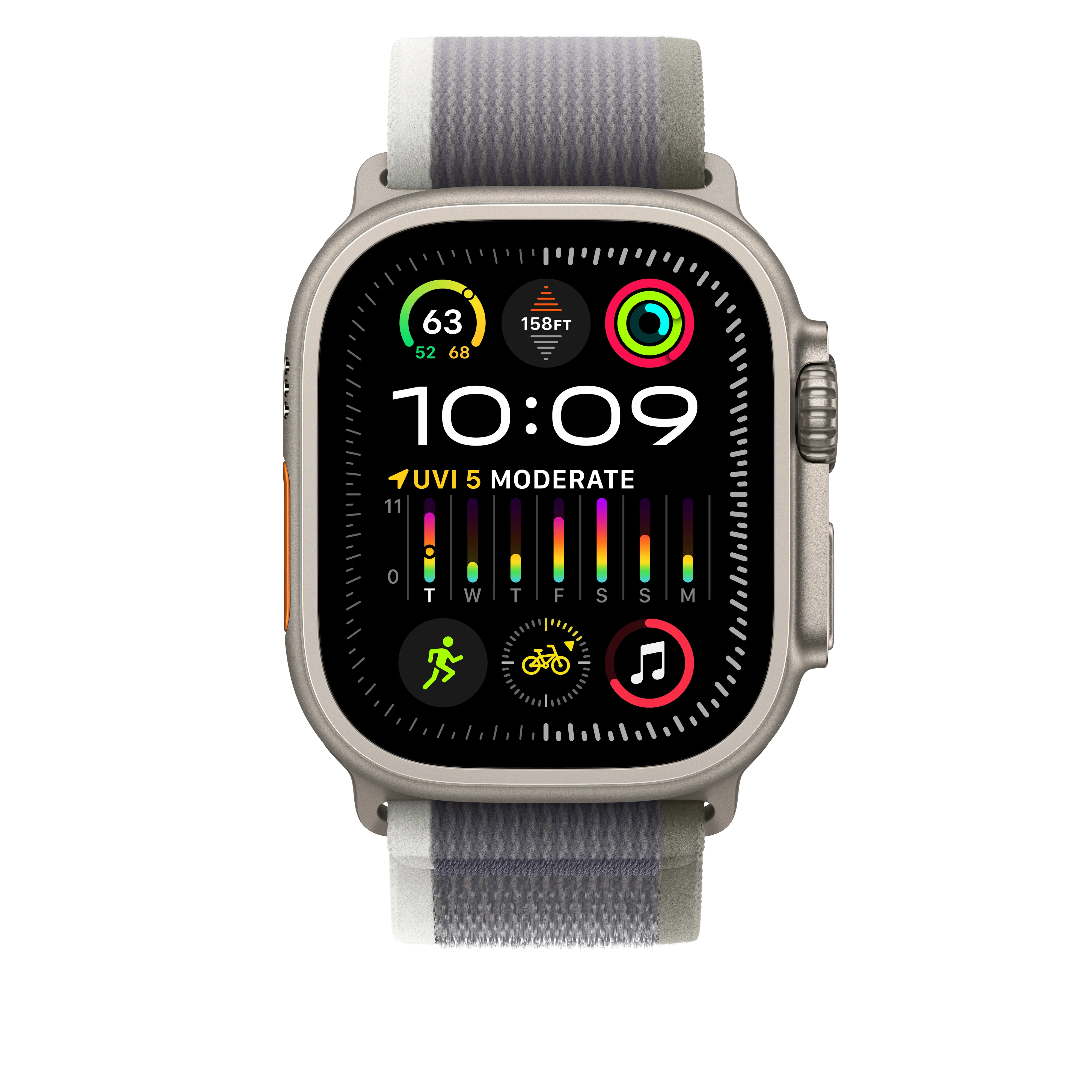 49mm Green/Grey Trail Loop - S/M - Image 3