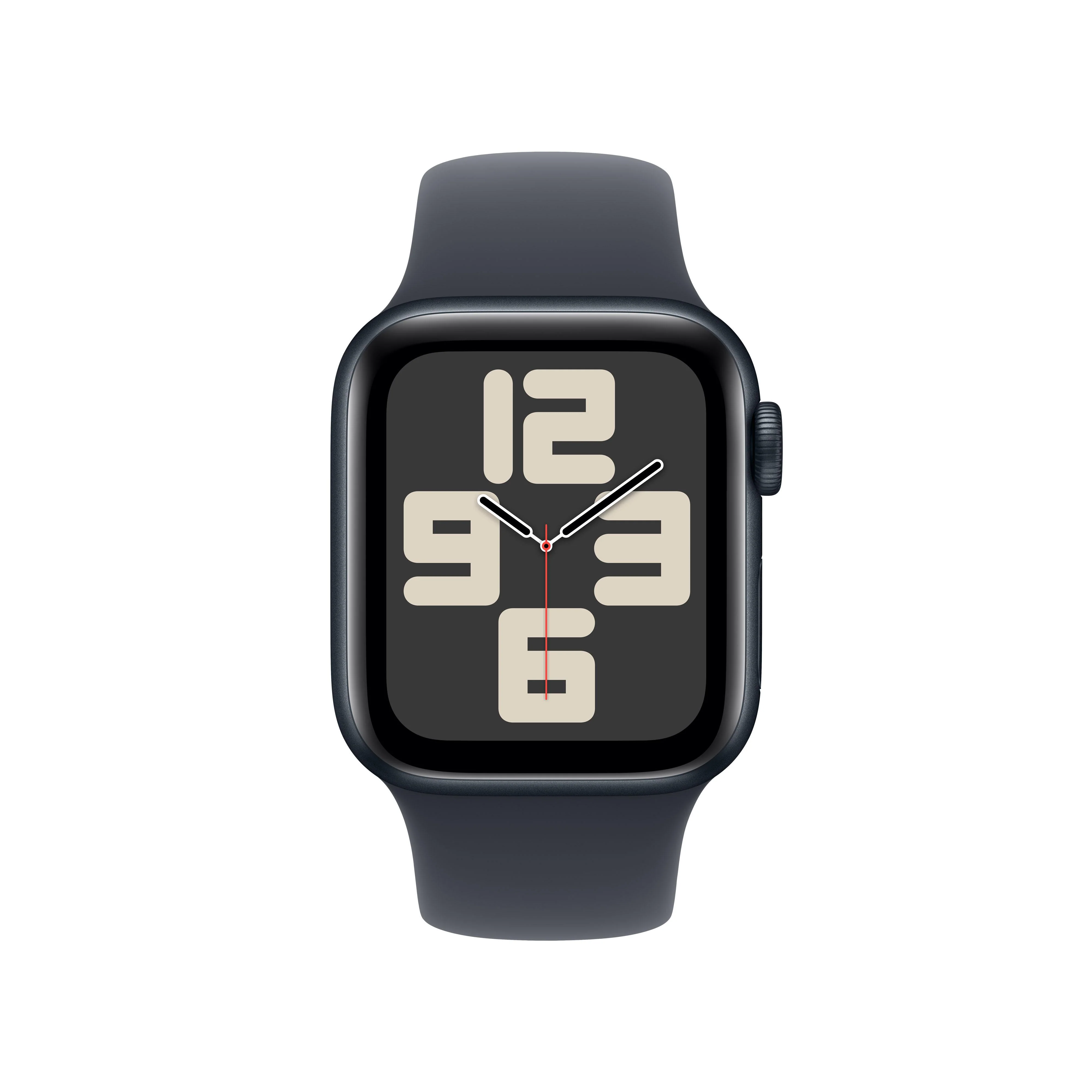 Apple Watch SE GPS + Cellular 40mm Midnight Aluminium Case with Midnight Sport Band - S/M - Image 2