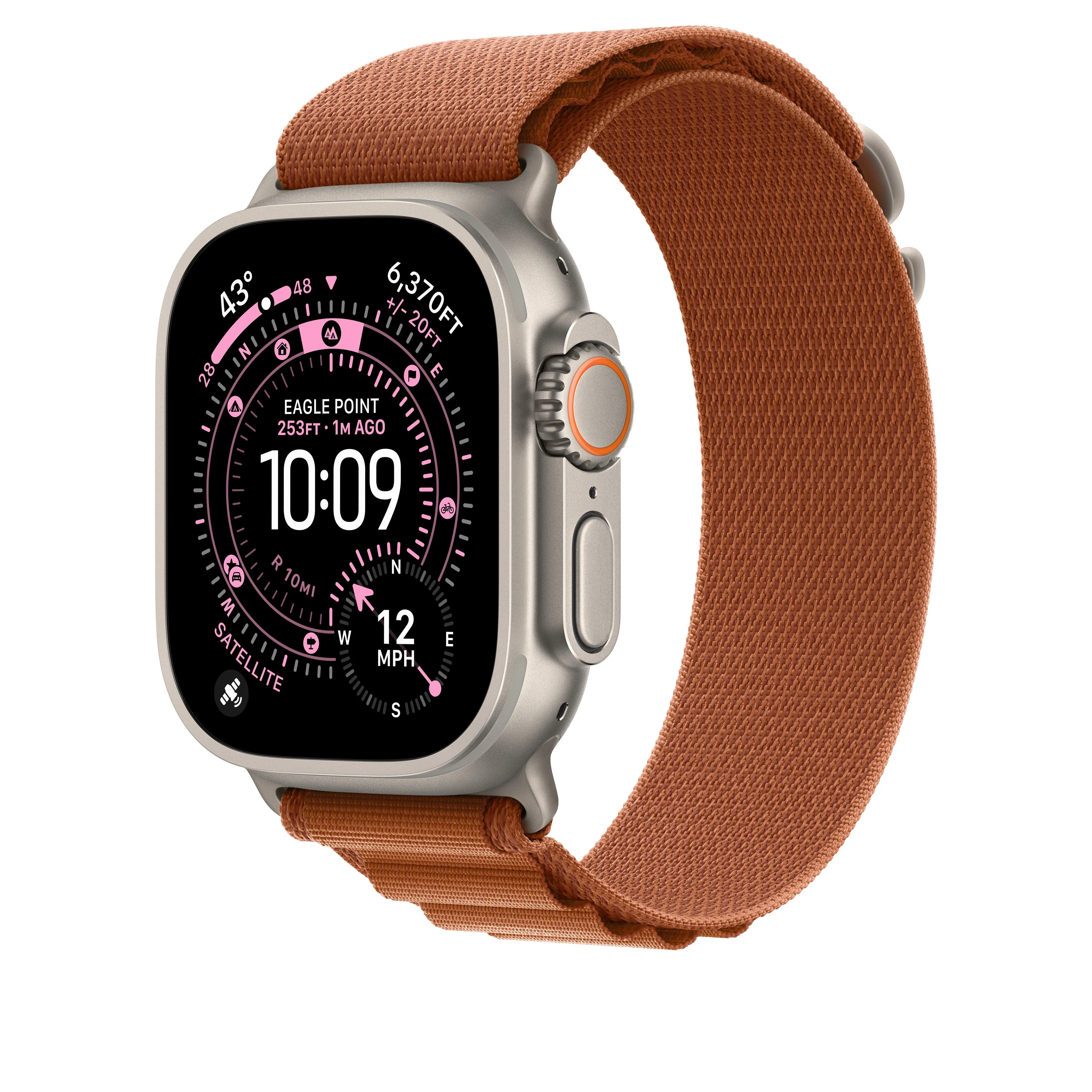49mm Terracotta Alpine Loop - Large - Natural Titanium Finish - Image 2