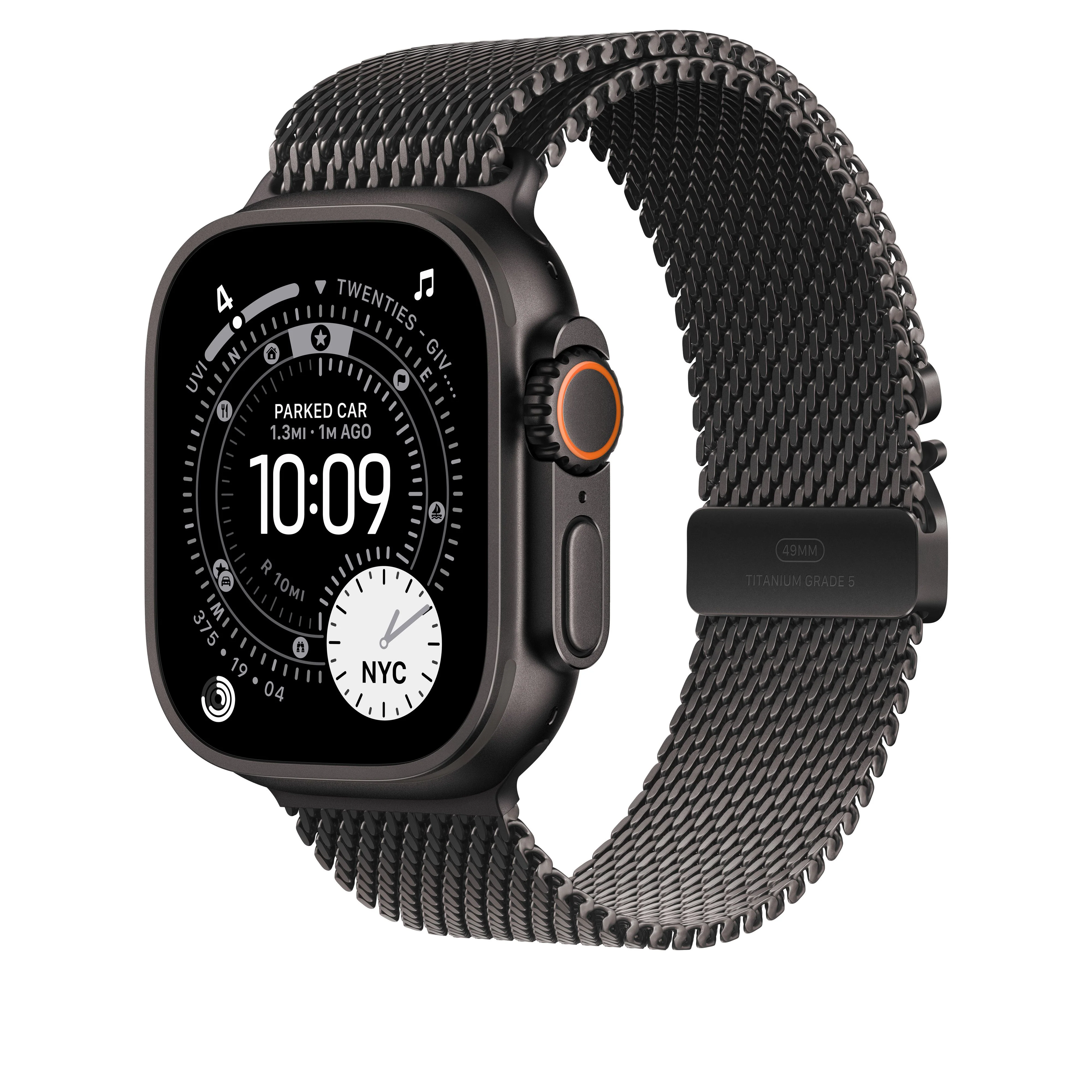 49mm Black Titanium Milanese Loop - Large - Image 2
