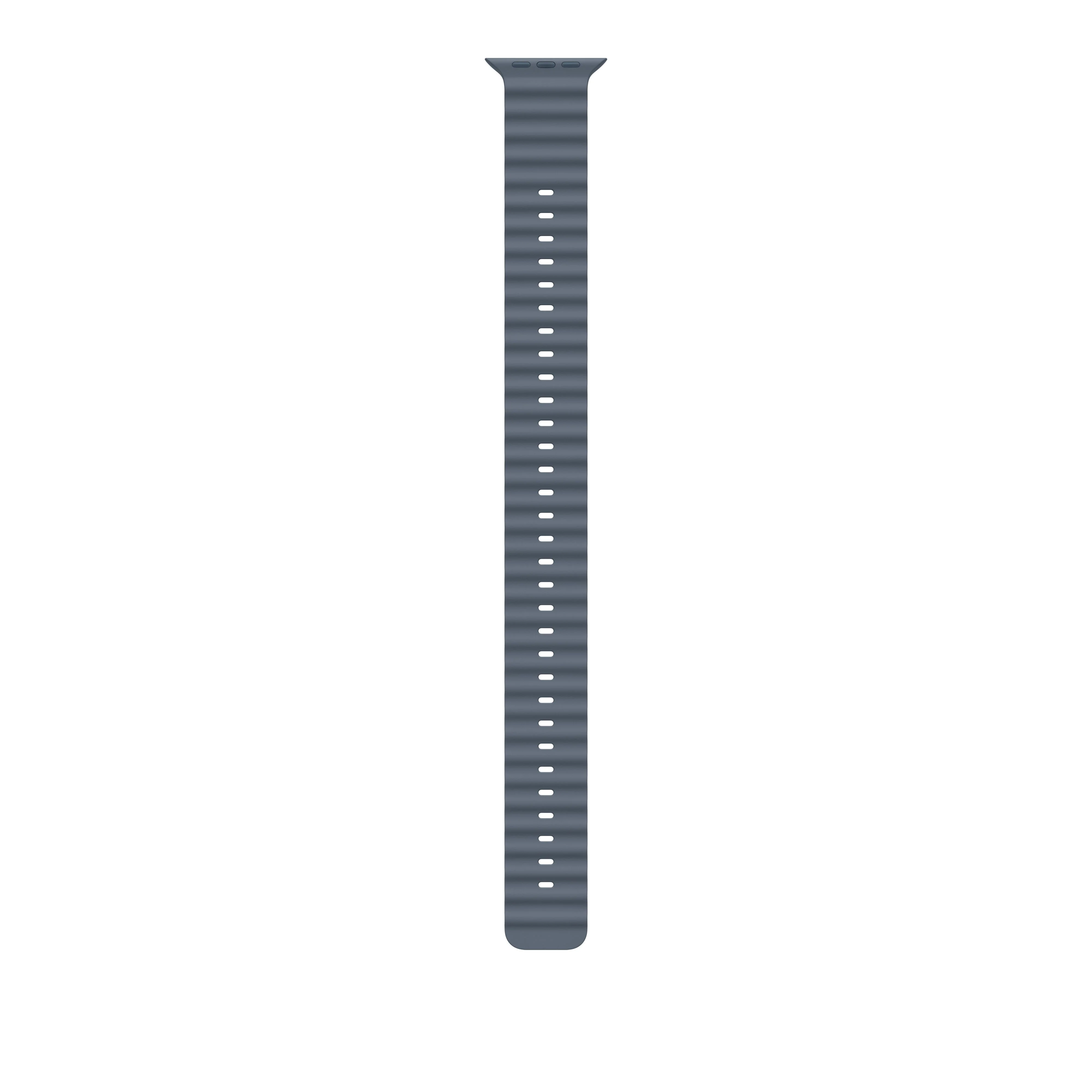 49mm Anchor Blue Ocean Band Extension - Natural Titanium Finish