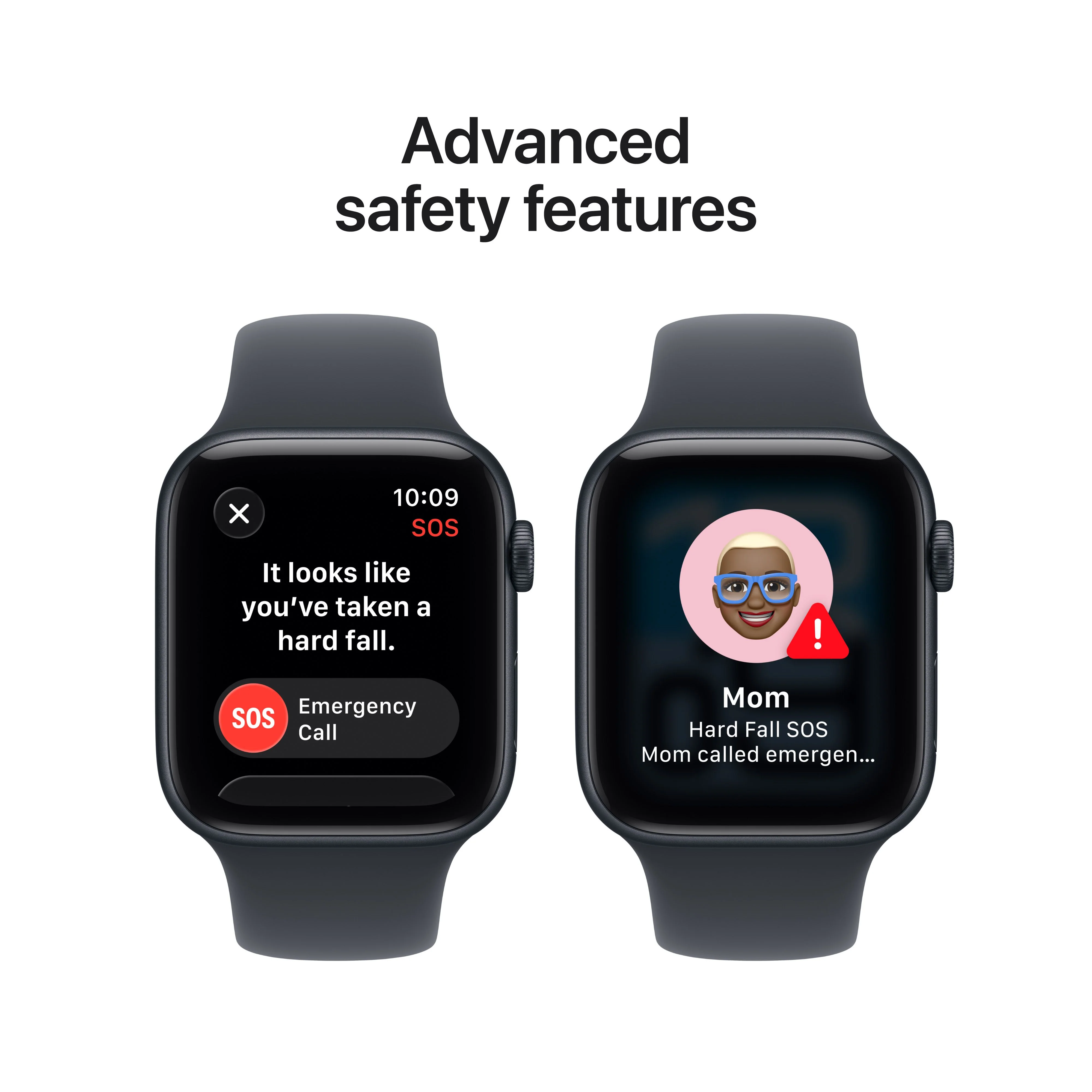 Apple Watch SE 3 GPS 44mm Midnight Aluminium Case with Midnight Sport Band - S/M - Image 7