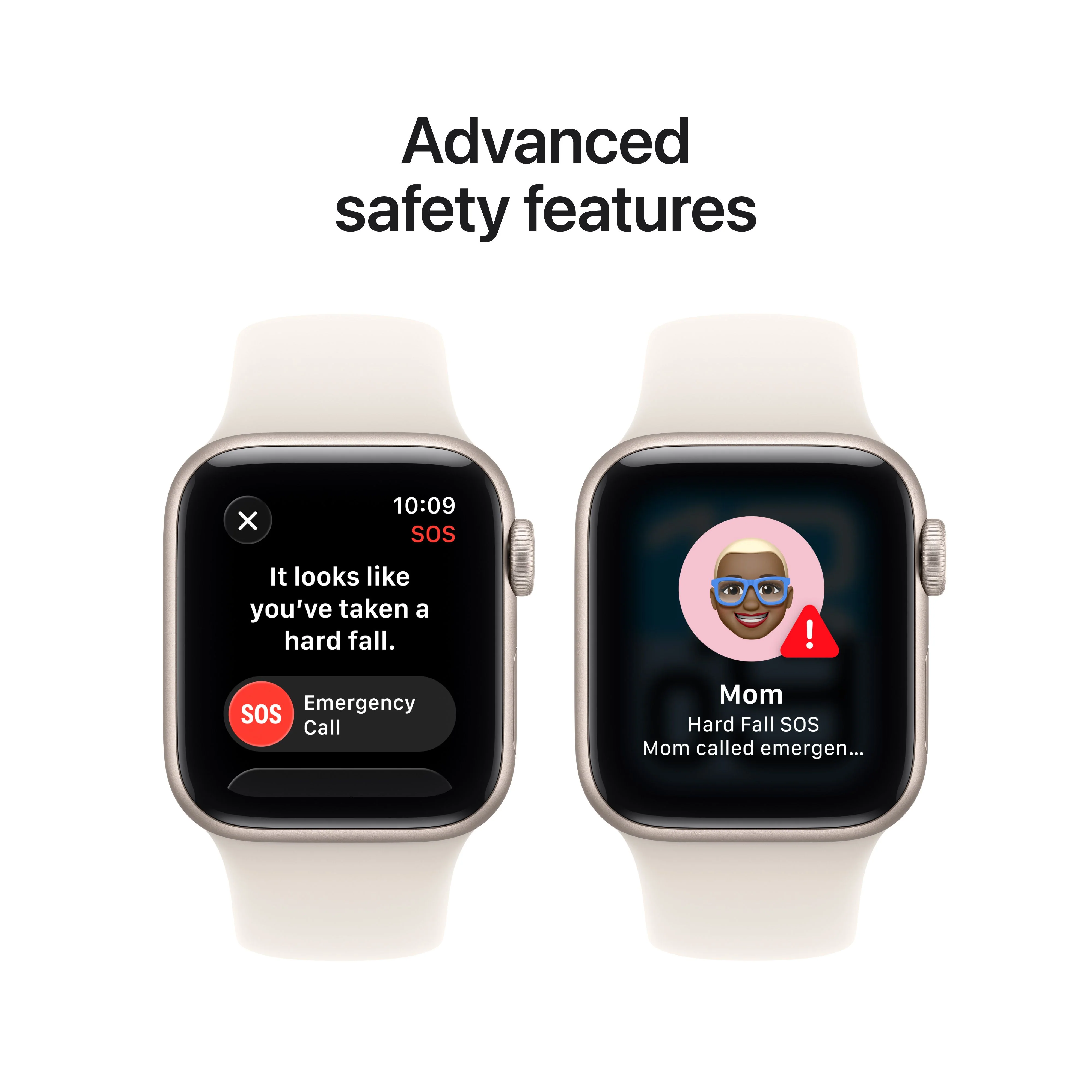 Apple Watch SE 3 GPS + Cellular 40mm Starlight Aluminium Case with Starlight Sport Band - S/M - Image 7