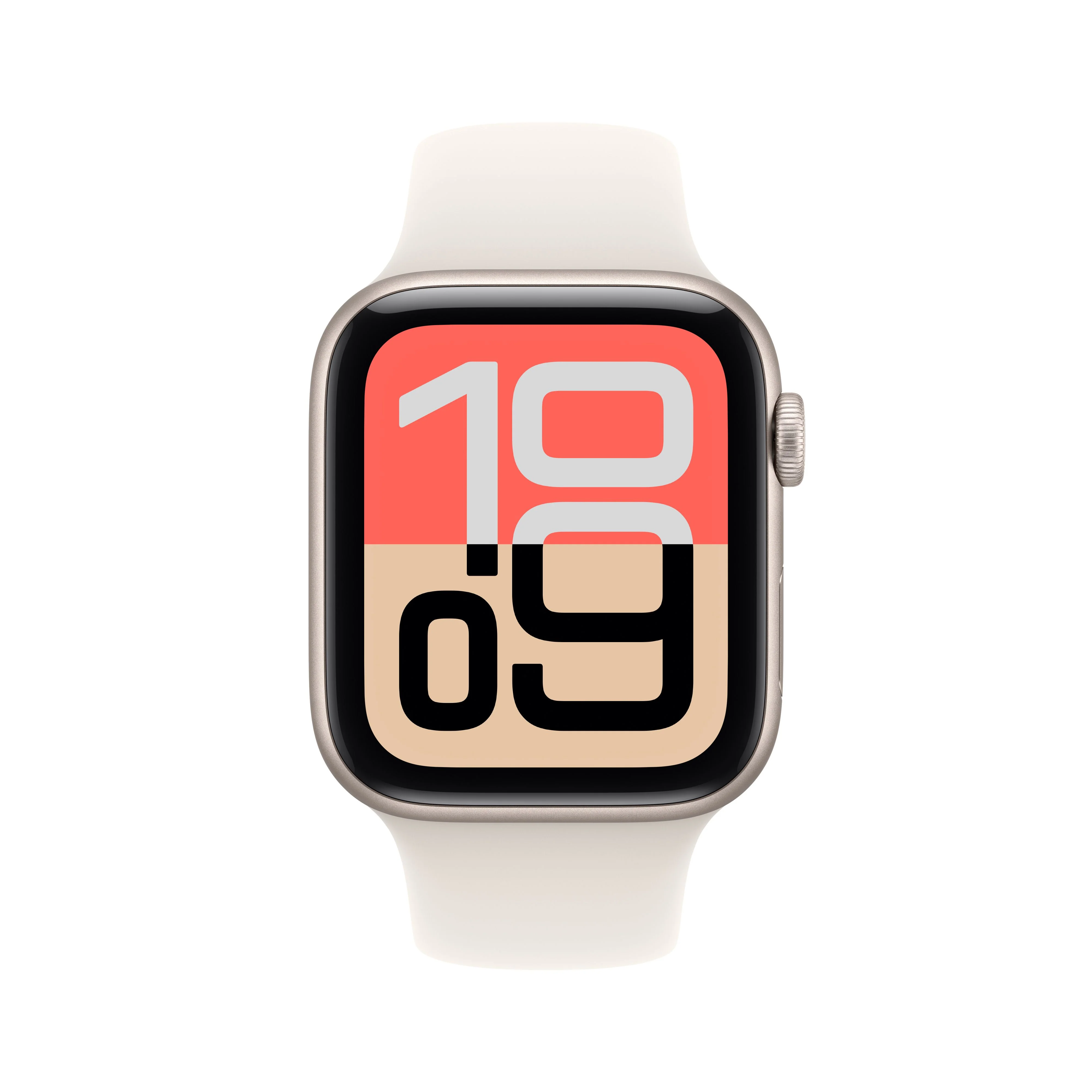 Apple Watch SE 3 GPS + Cellular 44mm Starlight Aluminium Case with Starlight Sport Band - M/L - Image 2