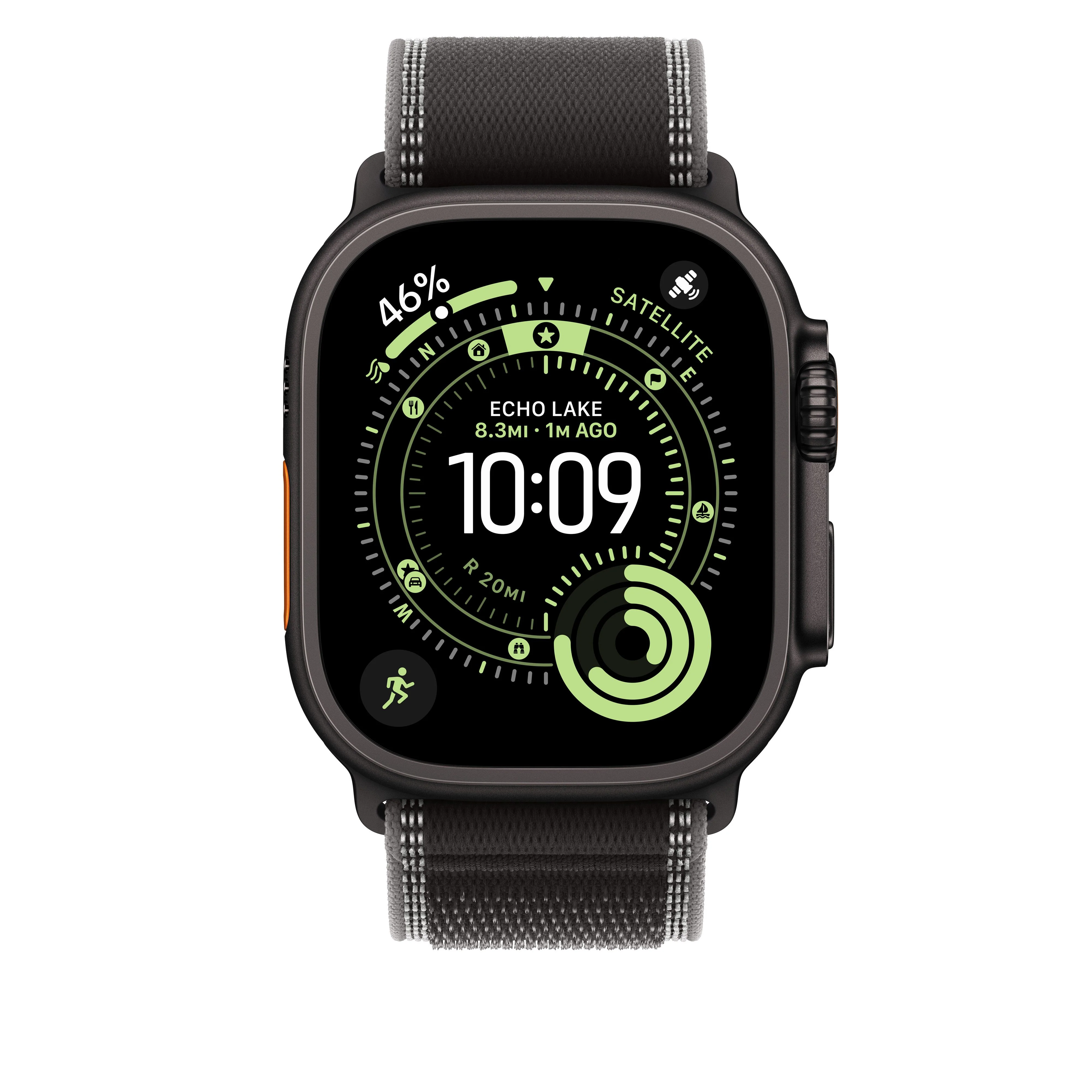 49mm Black/Charcoal Trail Loop - M/L - Black Titanium Finish - Image 3