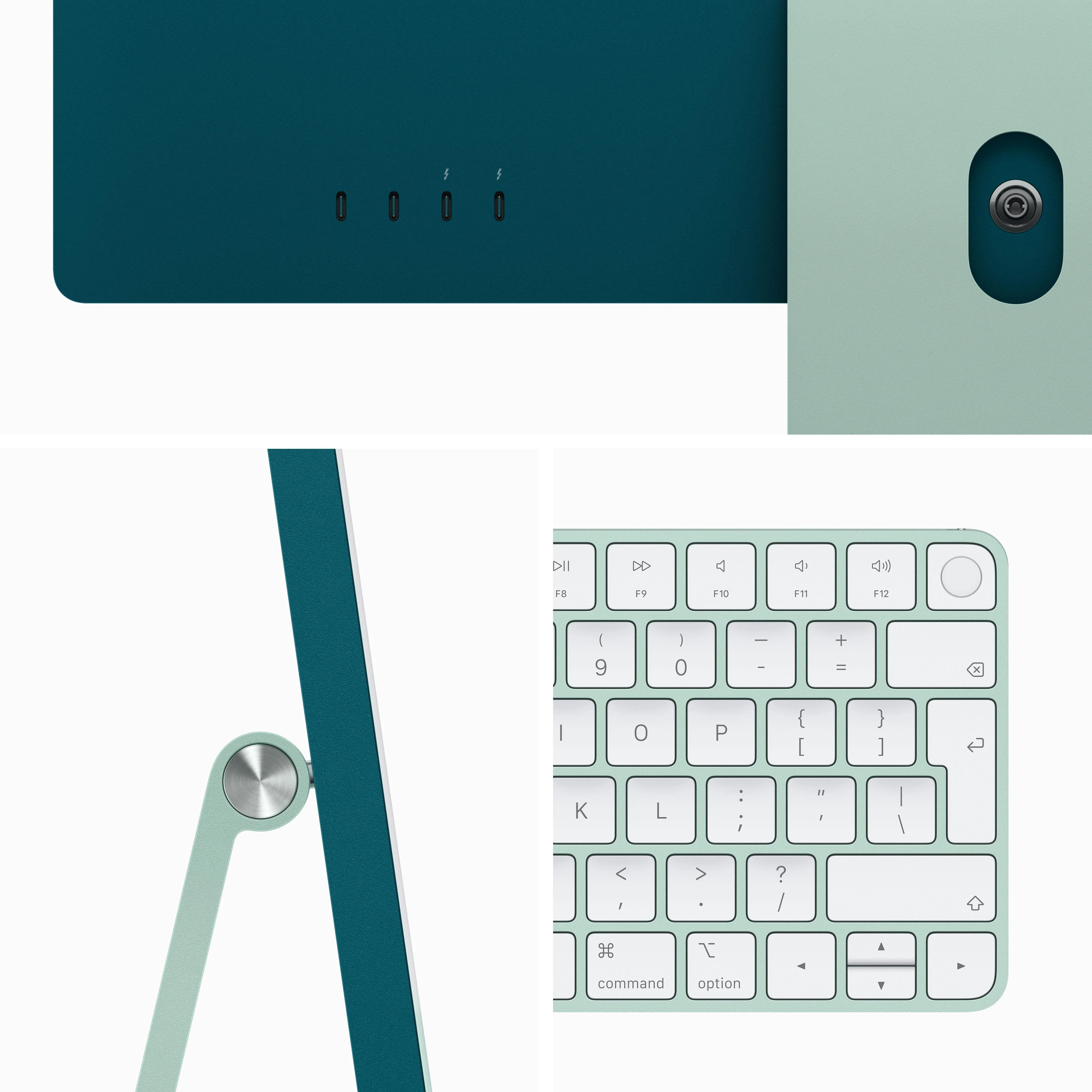 24-inch iMac with Retina 4.5K display: Apple M3 chip with 8‑core CPU and 10‑core GPU, 512GB SSD - Green - Image 3