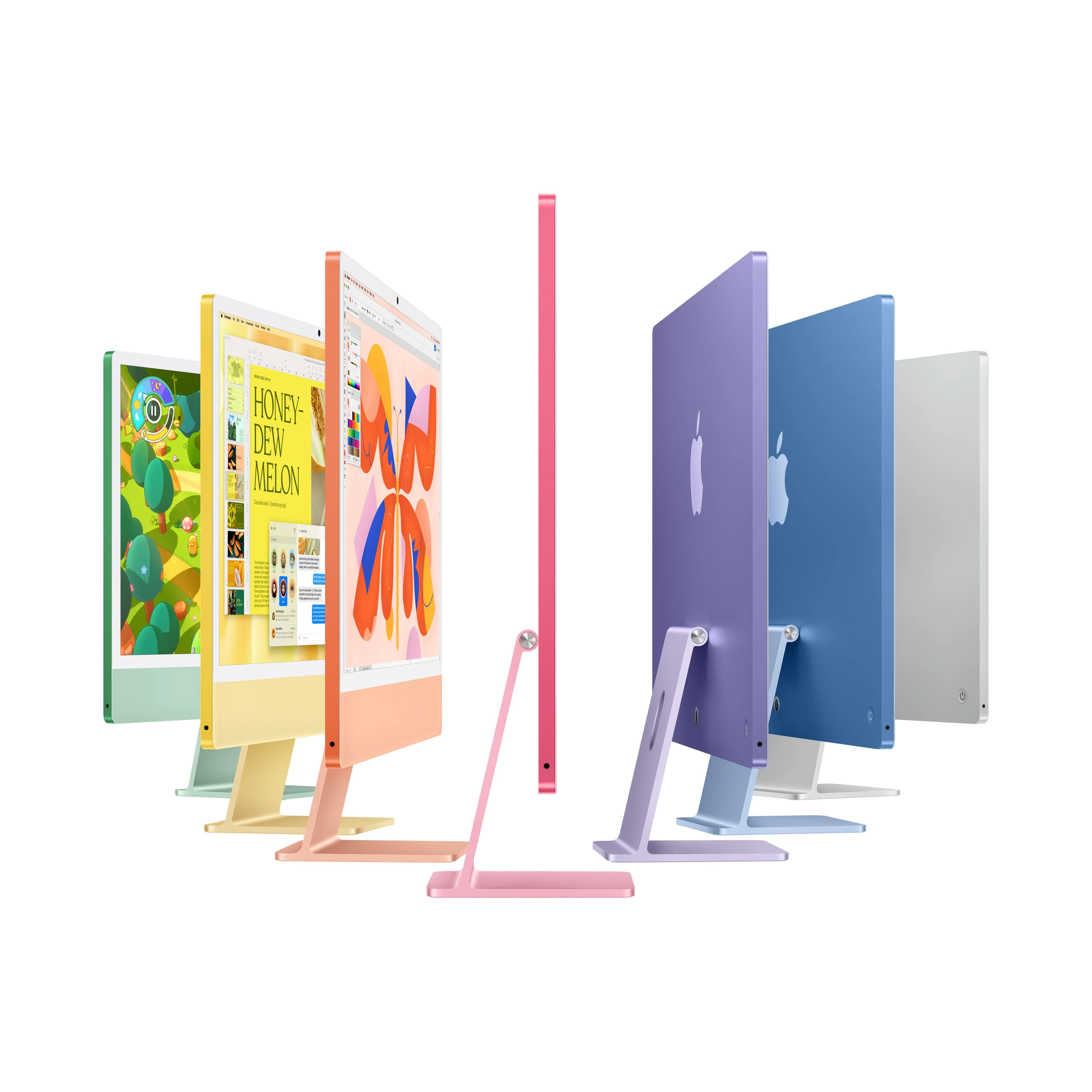 24-inch iMac with Retina 4.5K display: Apple M4 chip with 10-core CPU and 10-core GPU, 256GB SSD - Silver - Image 4