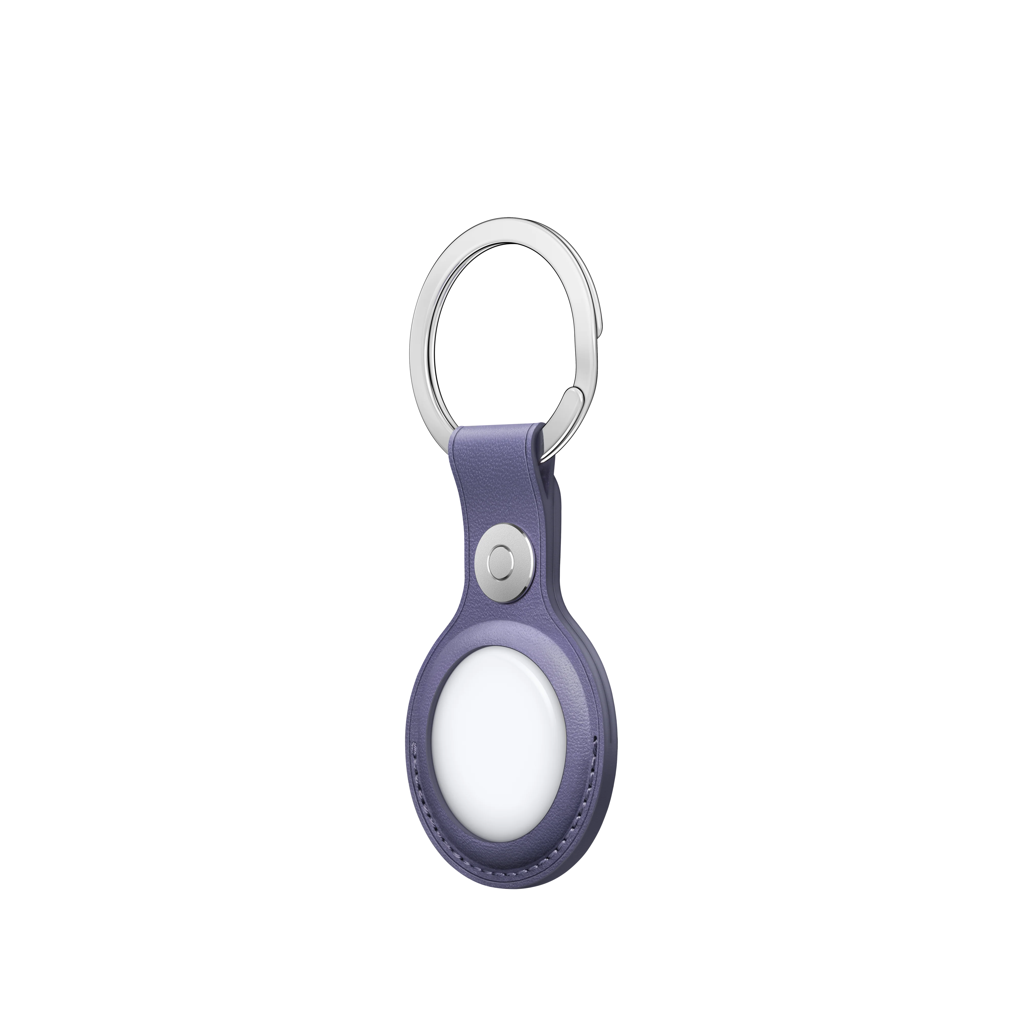 AirTag Leather Key Ring β Wisteria - Image 3