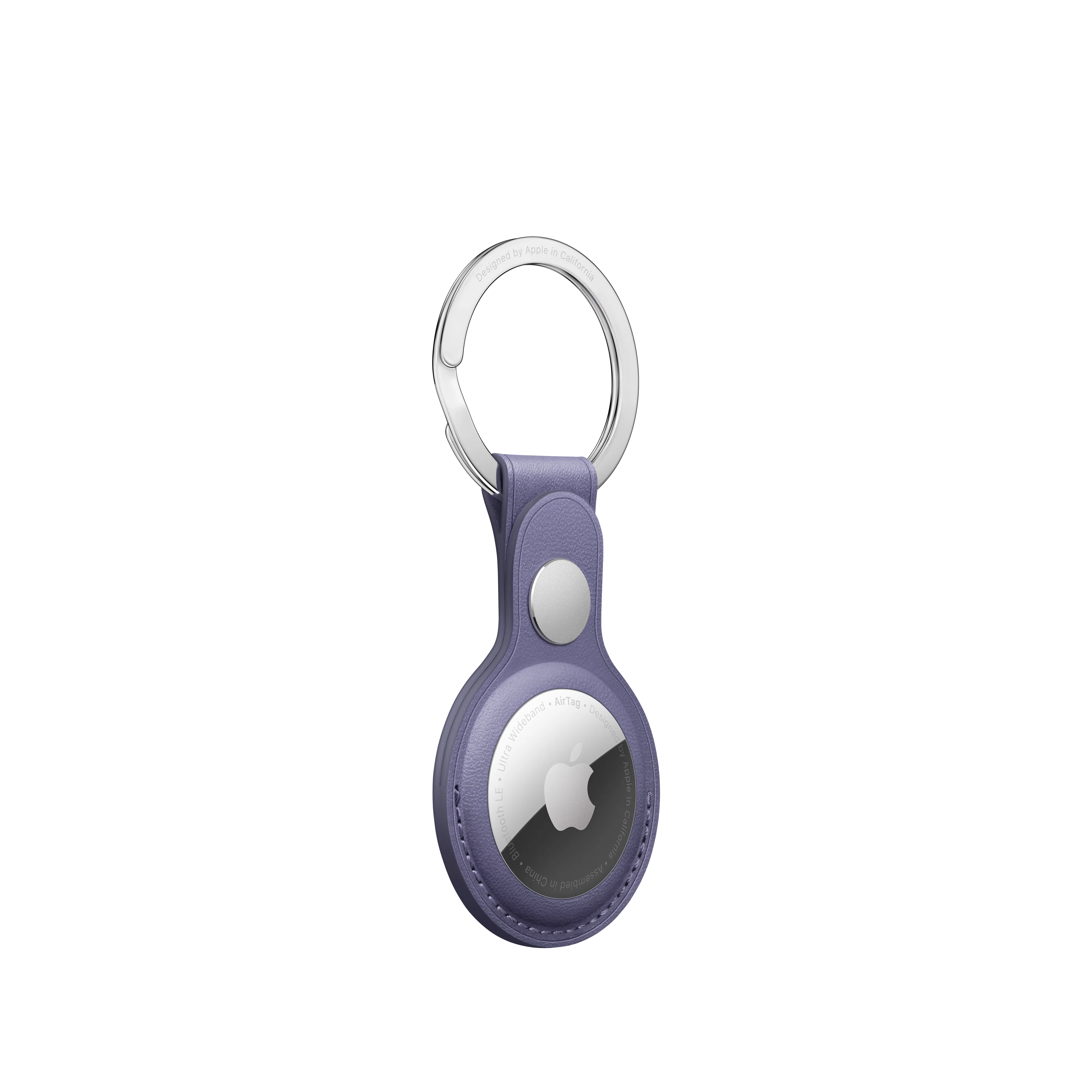 AirTag Leather Key Ring β Wisteria - Image 4