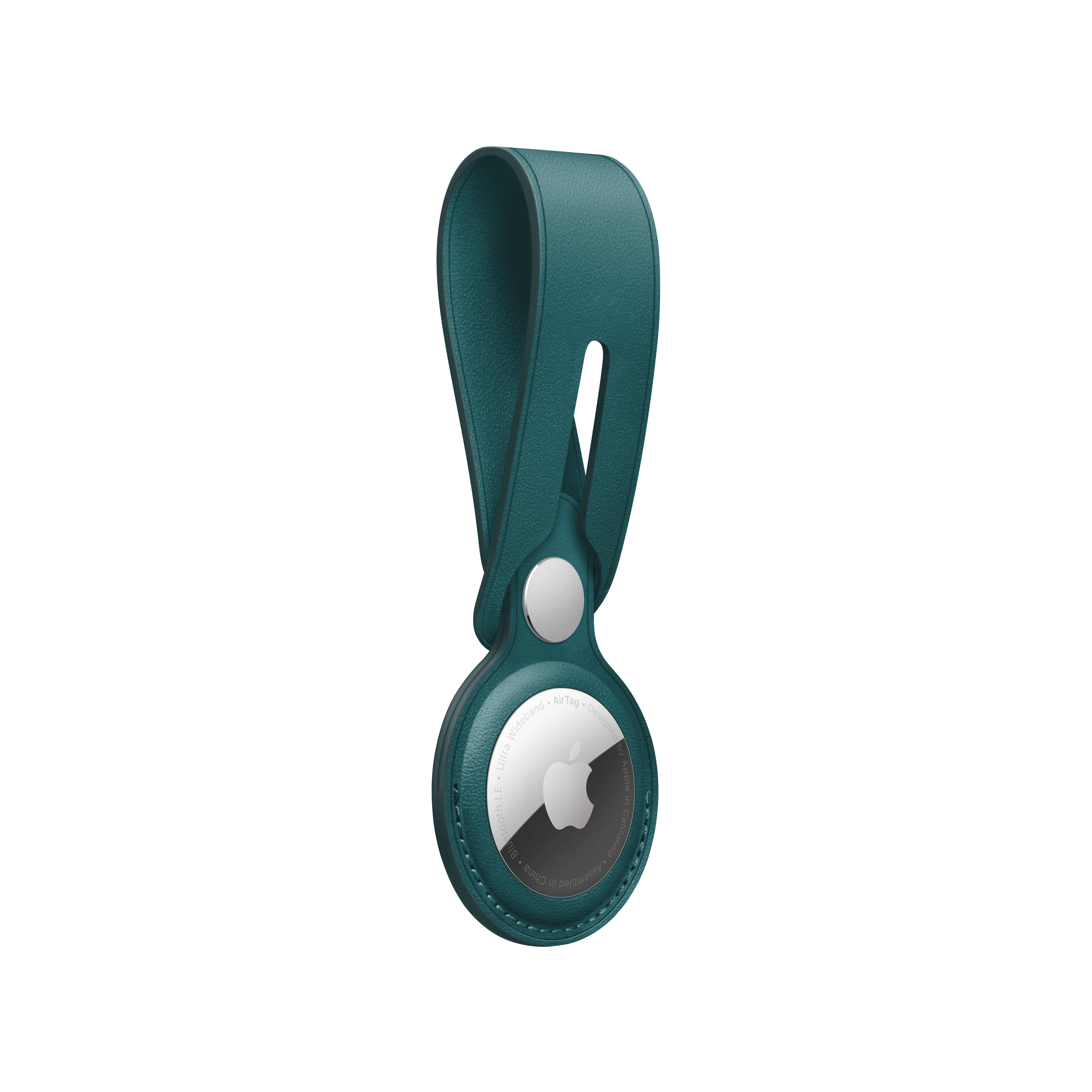 AirTag Leather Loop - Forest Green - Image 3