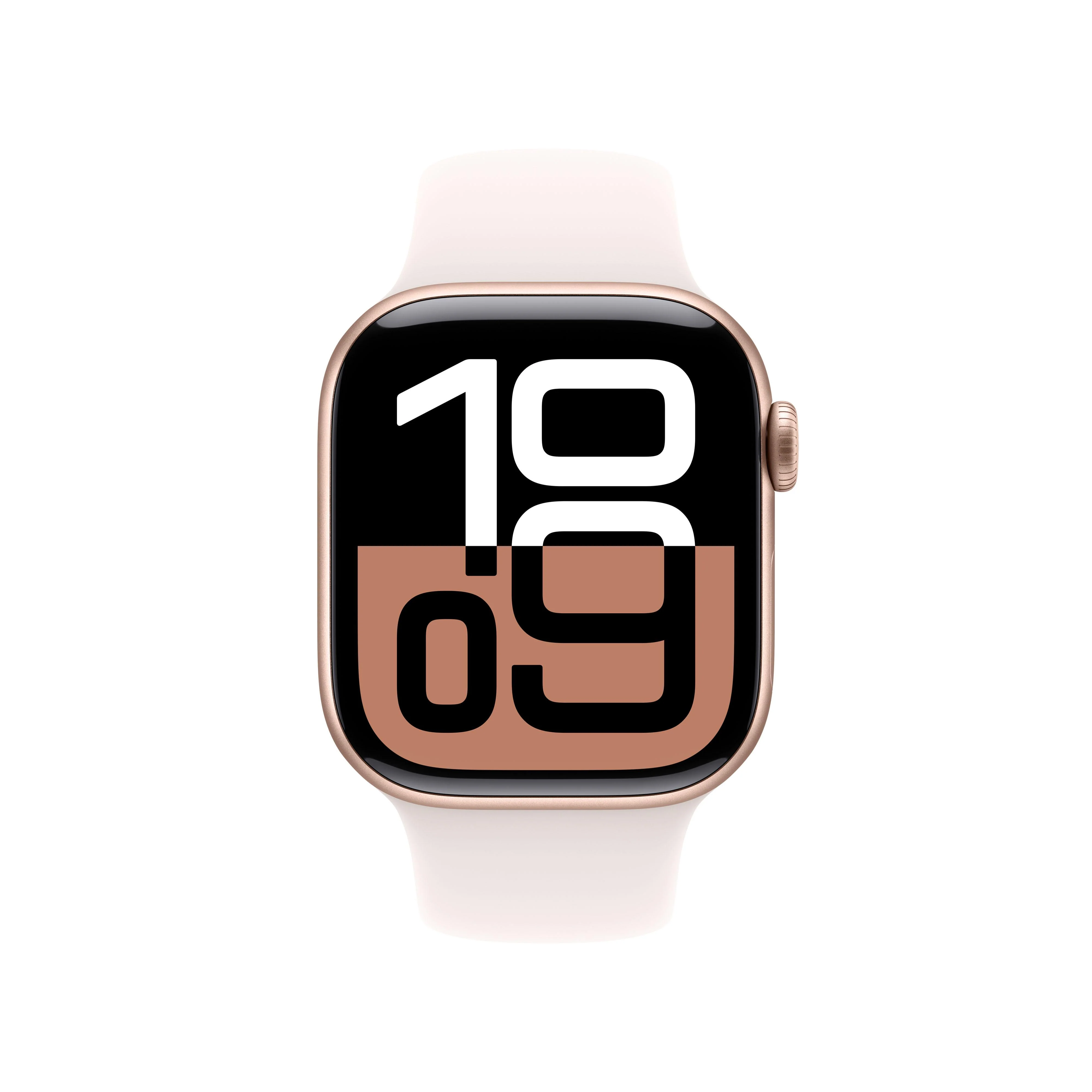 Apple Watch Series 10 GPS + Cellular 42mm Rose Gold Aluminium Case with Light Blush Sport Band - M/L - Image 2