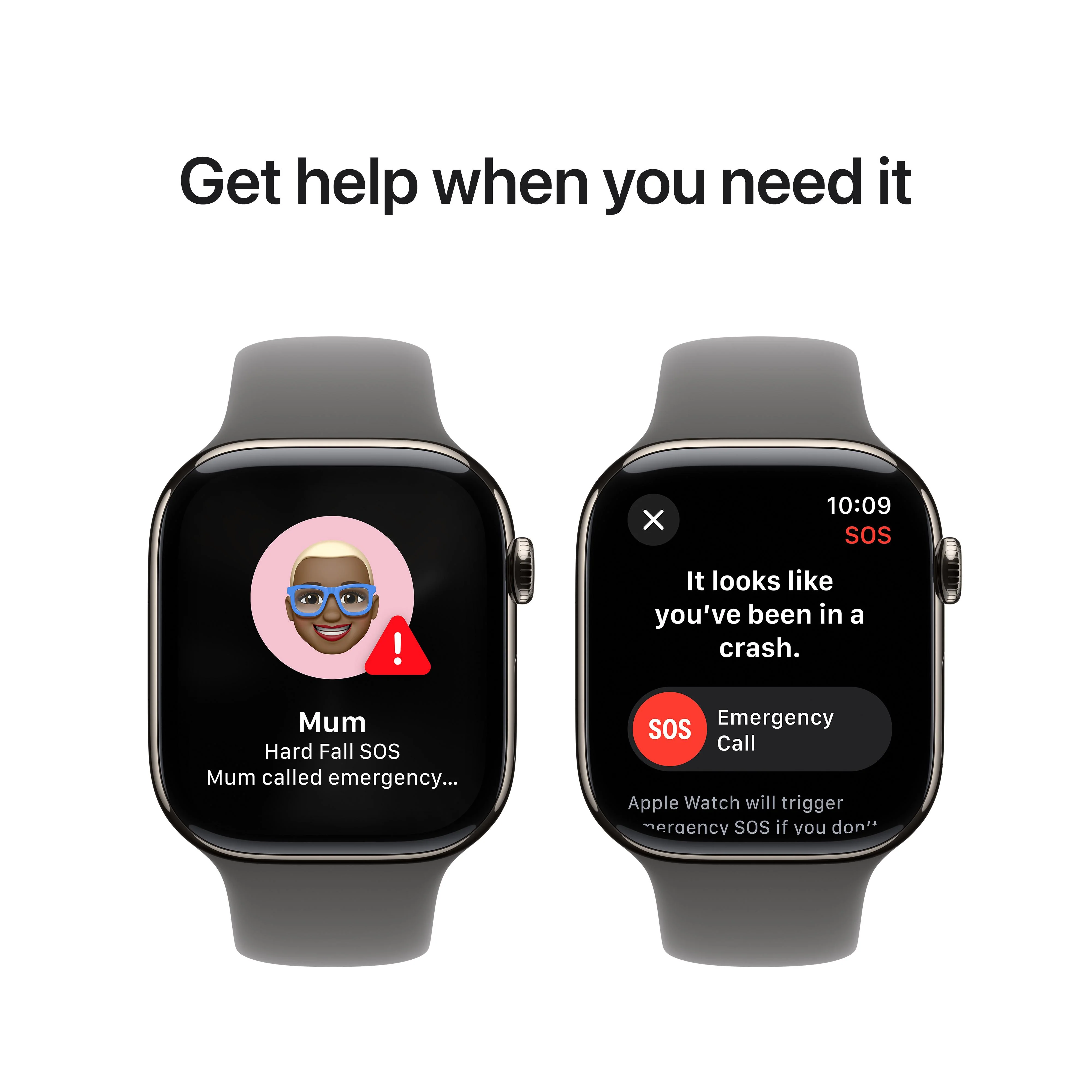 Apple Watch Series 10 GPS + Cellular 46mm Natural Titanium Case with Stone Grey Sport Band - M/L - Image 6