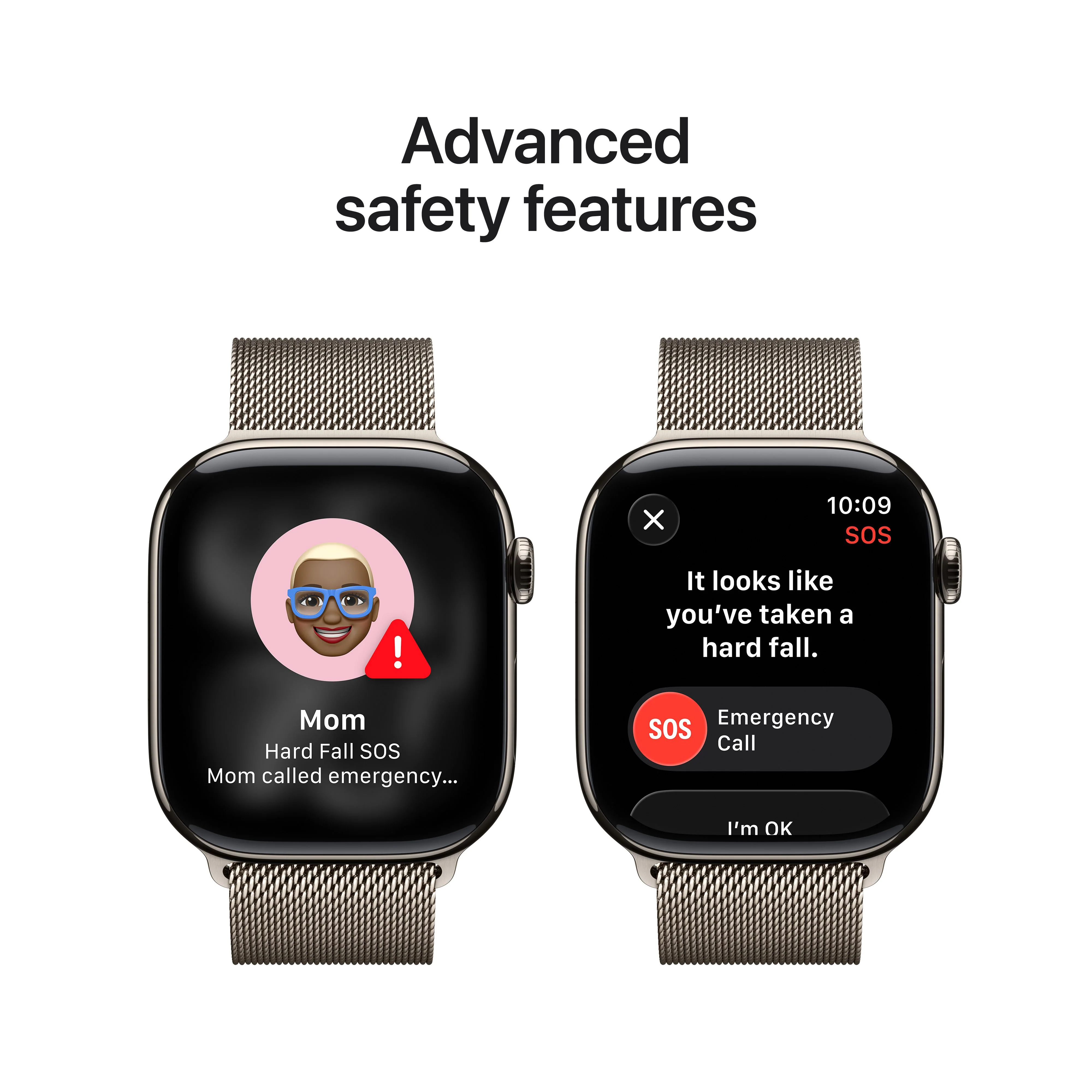 Apple Watch Series 11 GPS + Cellular 46mm Natural Titanium Case with Natural Milanese Loop - S/M - Image 6