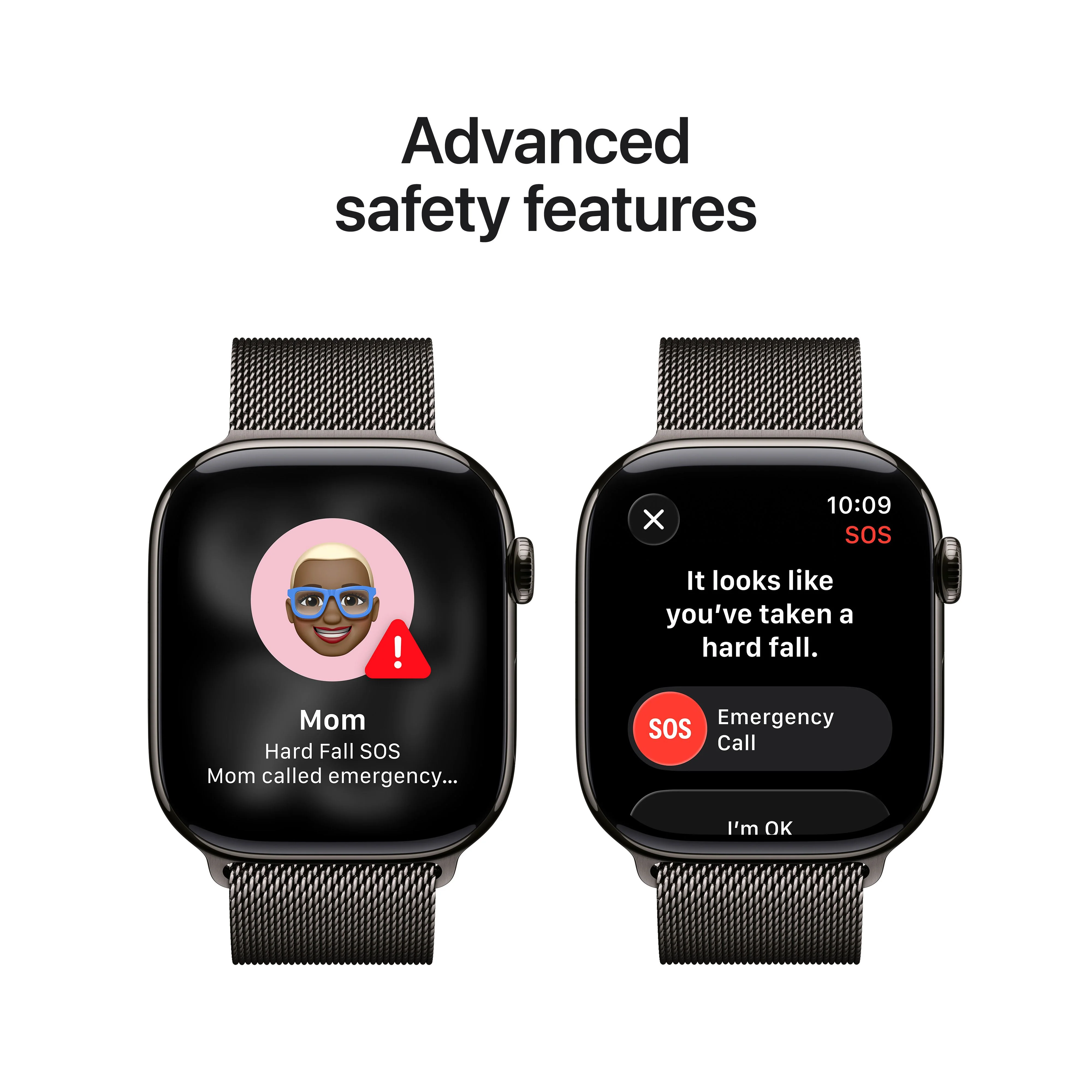 Apple Watch Series 11 GPS + Cellular 46mm Slate Titanium Case with Slate Milanese Loop - M/L - Image 6