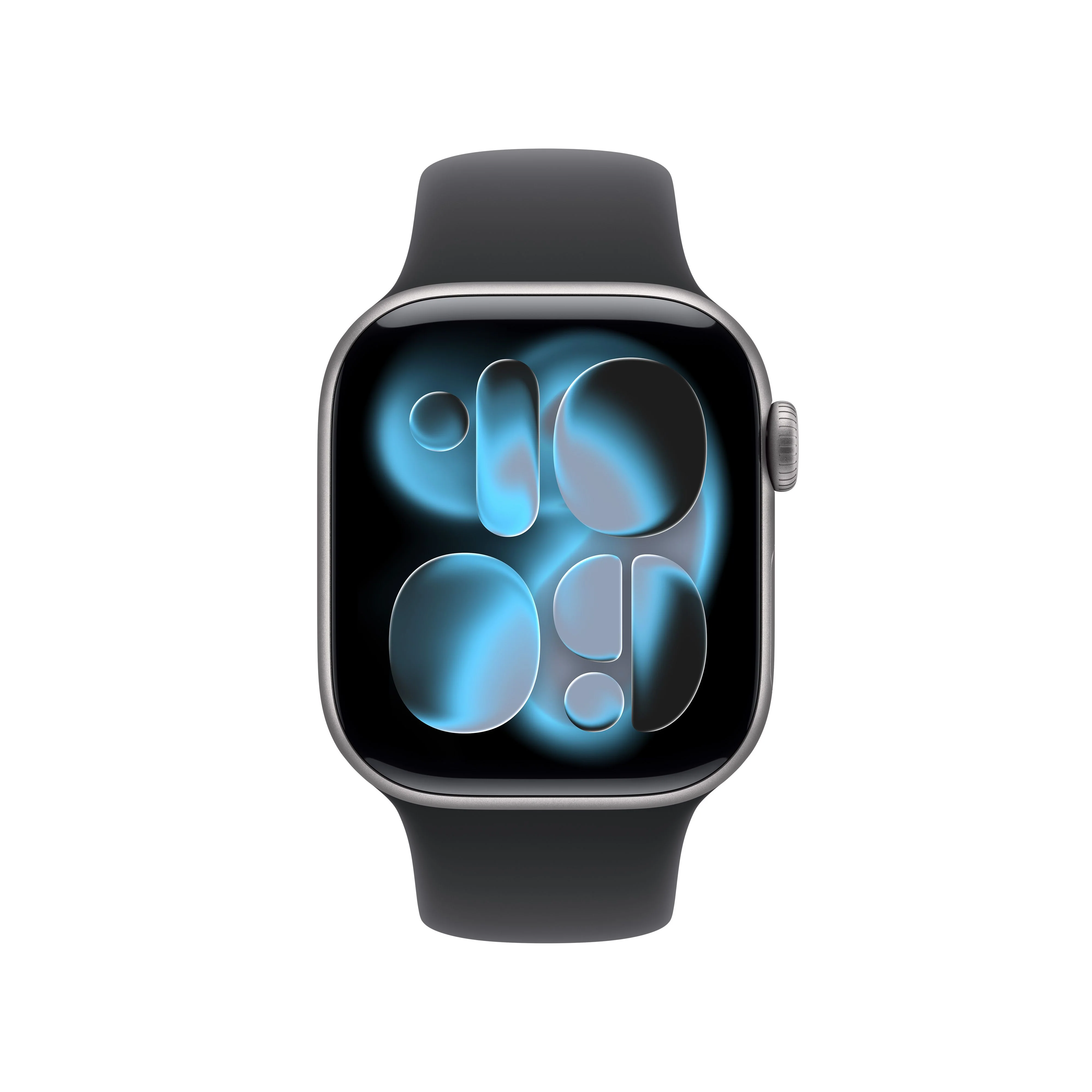 Apple Watch Series 11 GPS 42mm Space Grey Aluminium Case with Black Sport Band - S/M - Image 2