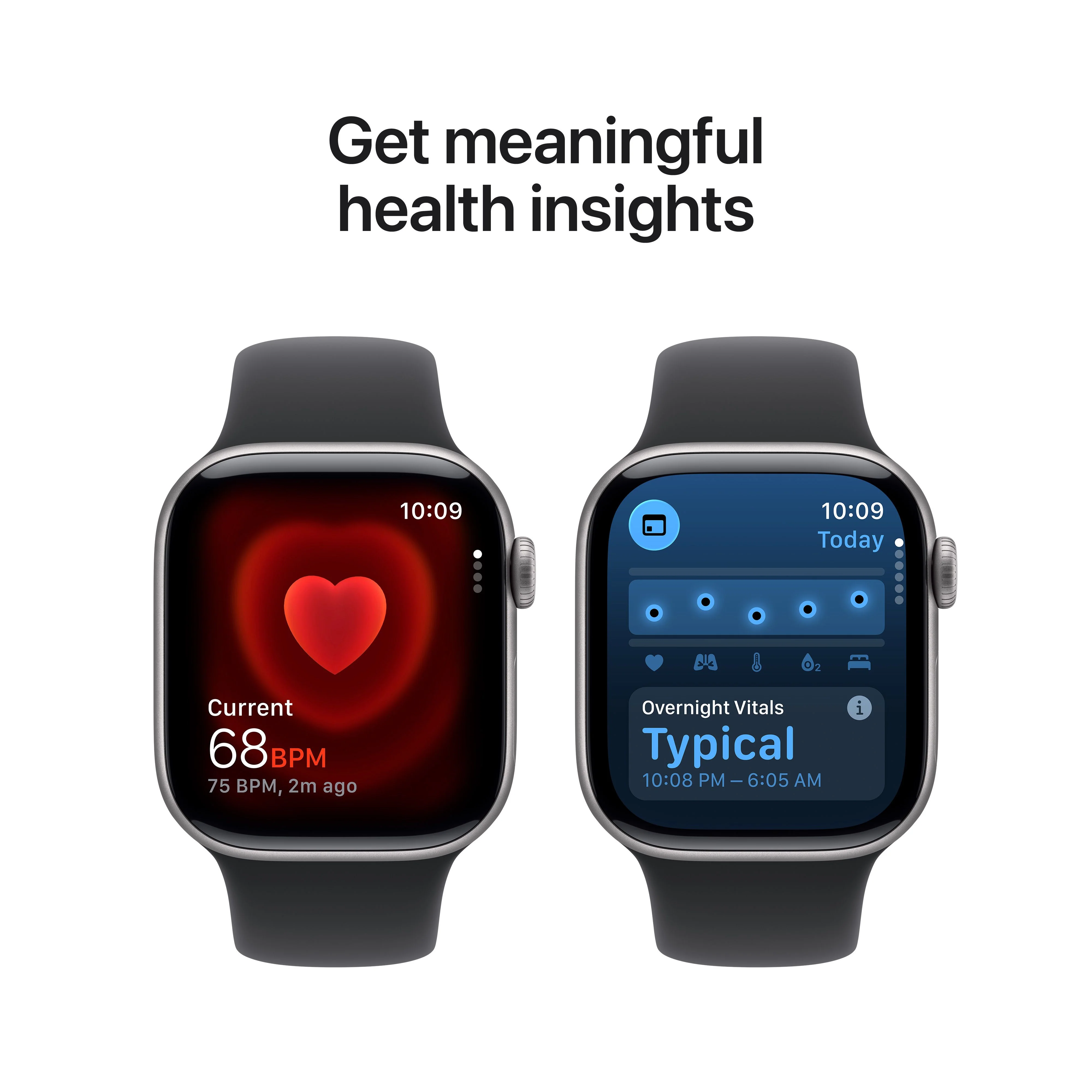 Apple Watch Series 11 GPS 42mm Space Grey Aluminium Case with Black Sport Band - S/M - Image 5