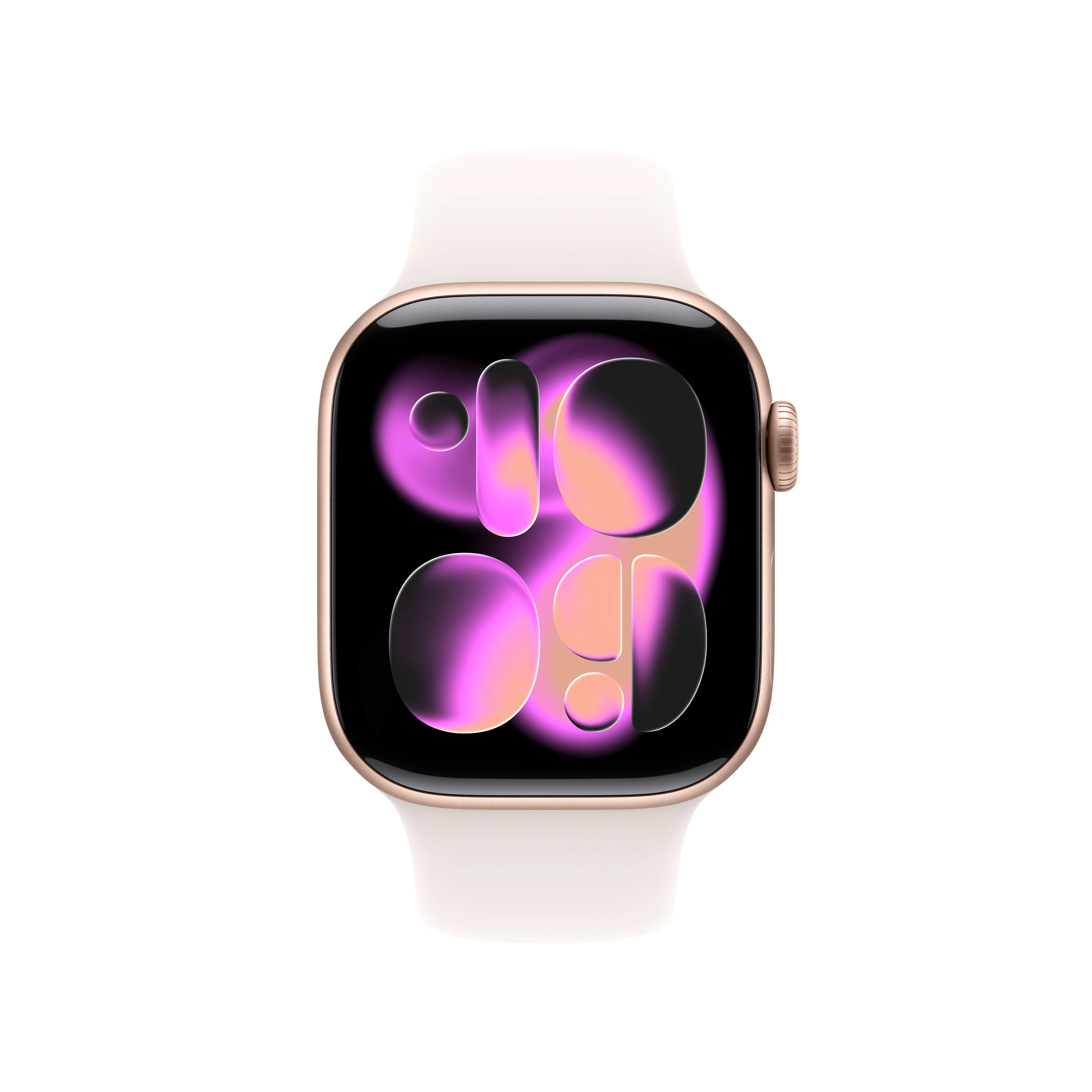 Apple Watch Series 11 GPS 42mm Rose Gold Aluminium Case with Light Blush Sport Band - S/M - Image 2