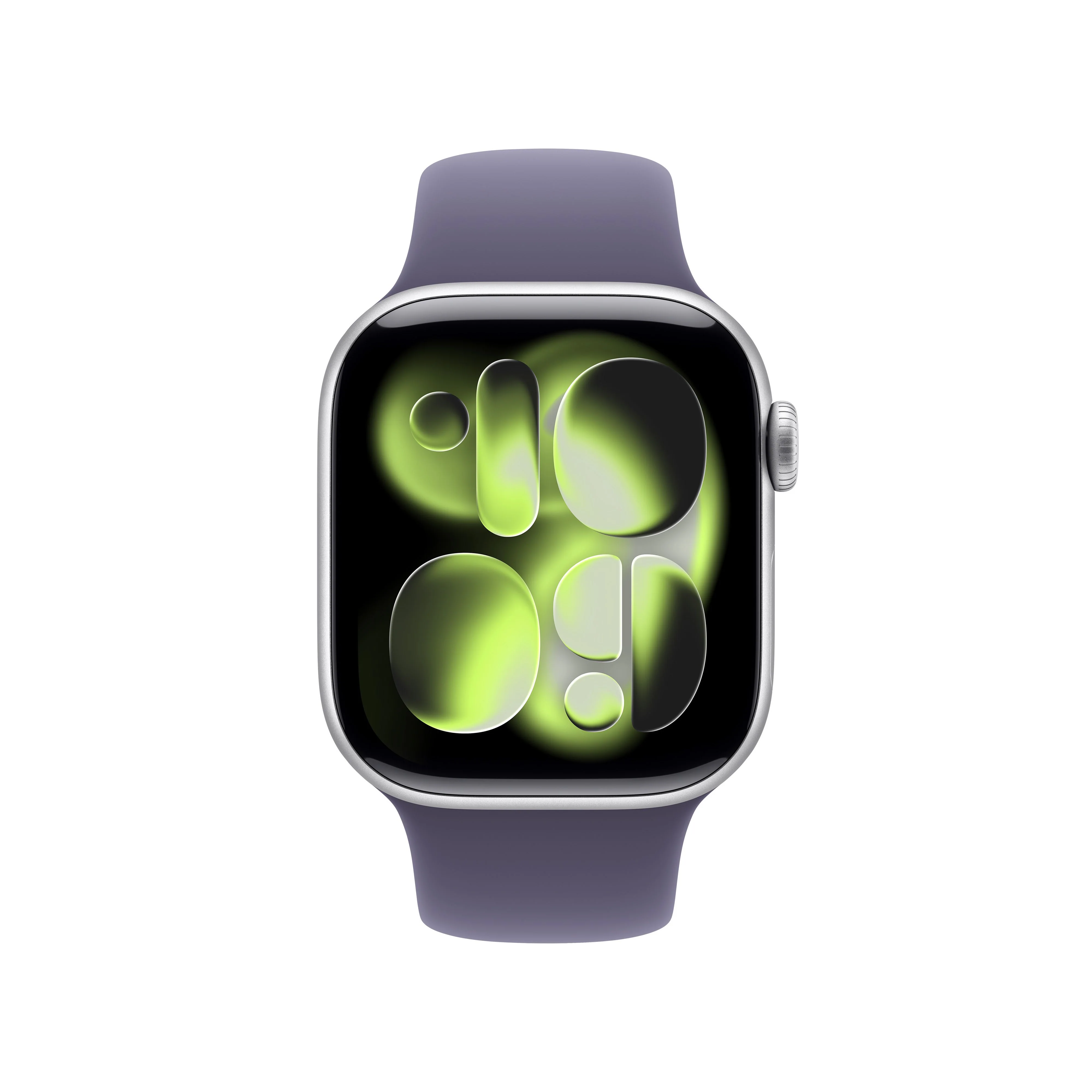 Apple Watch Series 11 GPS 42mm Silver Aluminium Case with Purple Fog Sport Band - M/L - Image 2