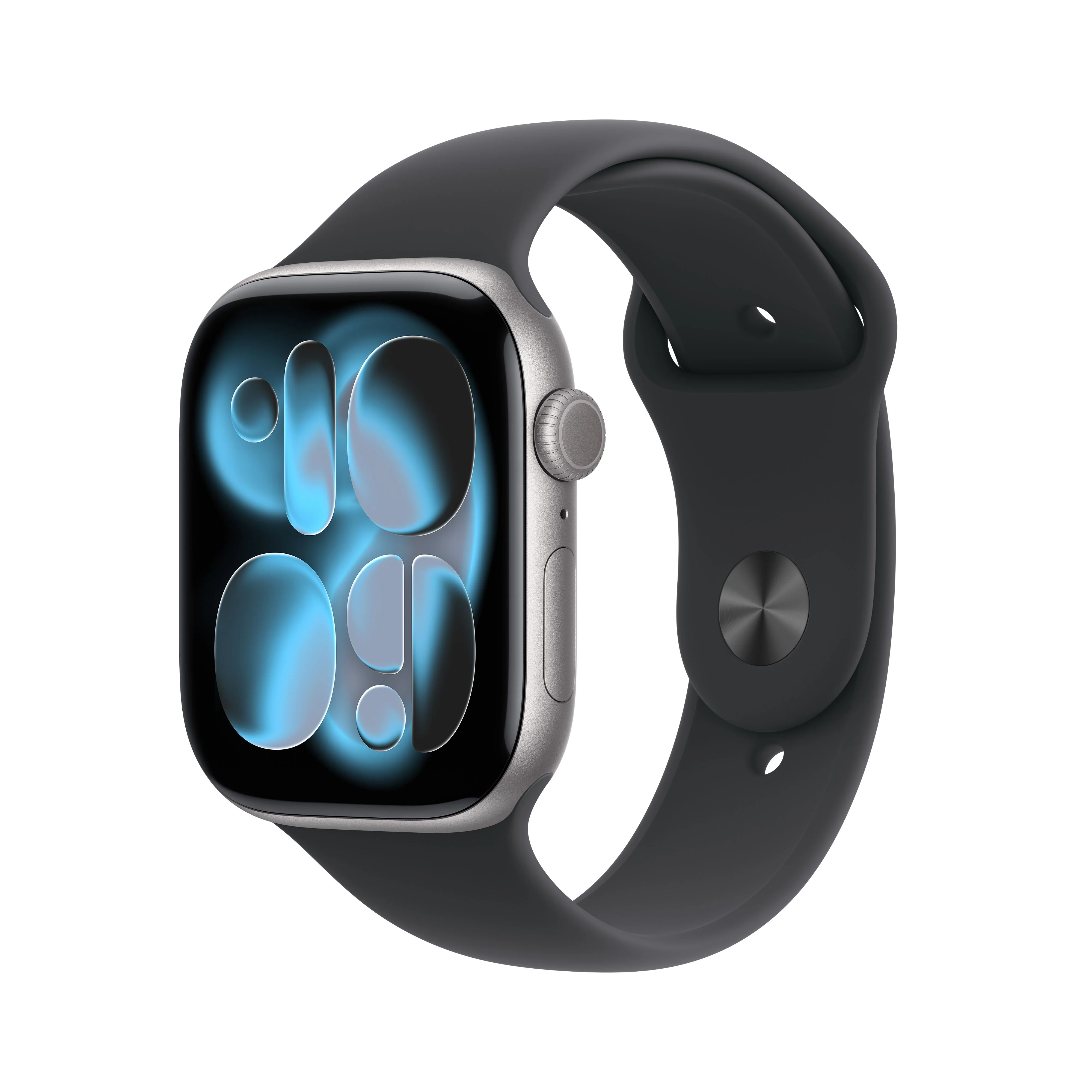 Apple Watch Series 11 GPS 46mm Space Grey Aluminium Case with Black Sport Band - S/M