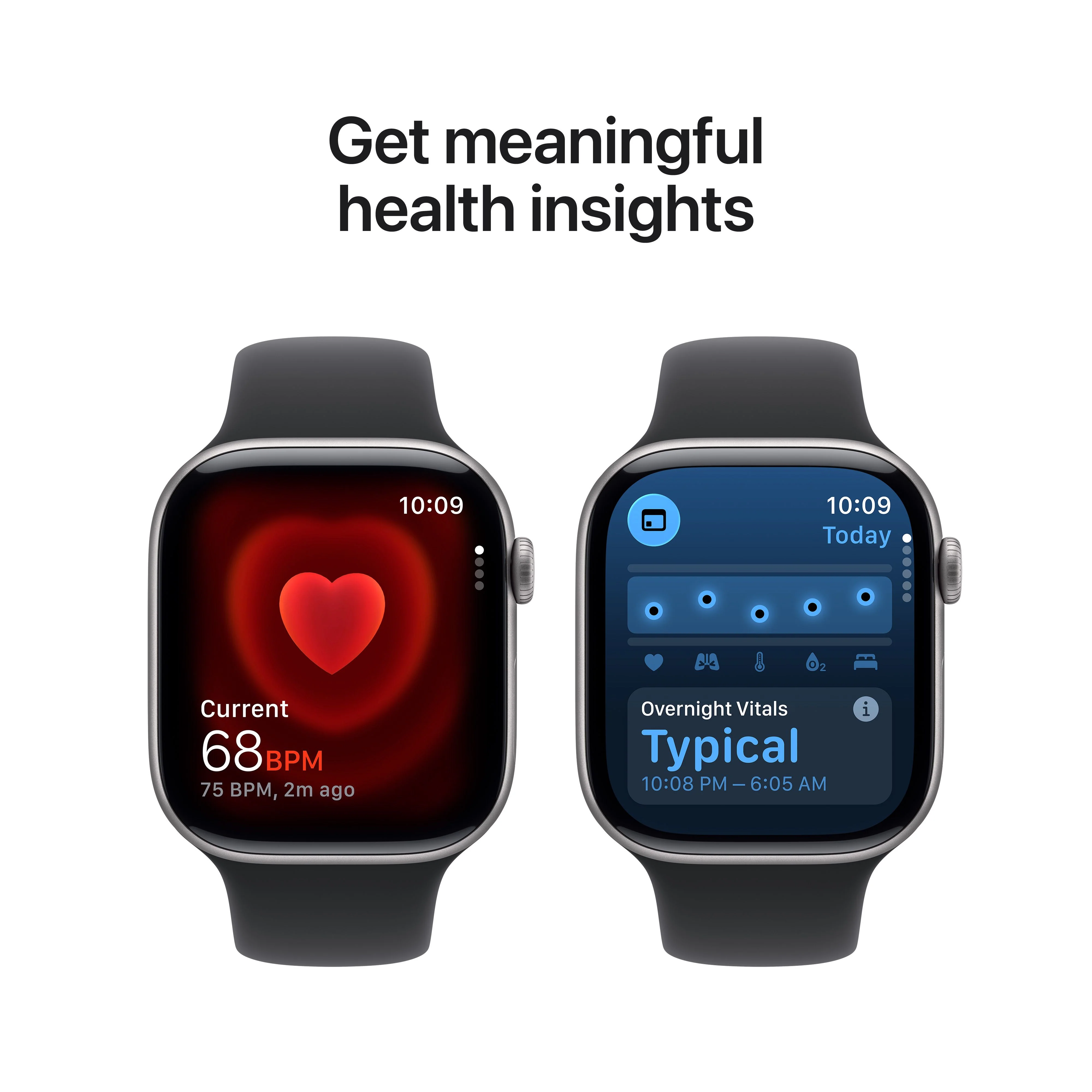 Apple Watch Series 11 GPS 46mm Space Grey Aluminium Case with Black Sport Band - M/L - Image 5