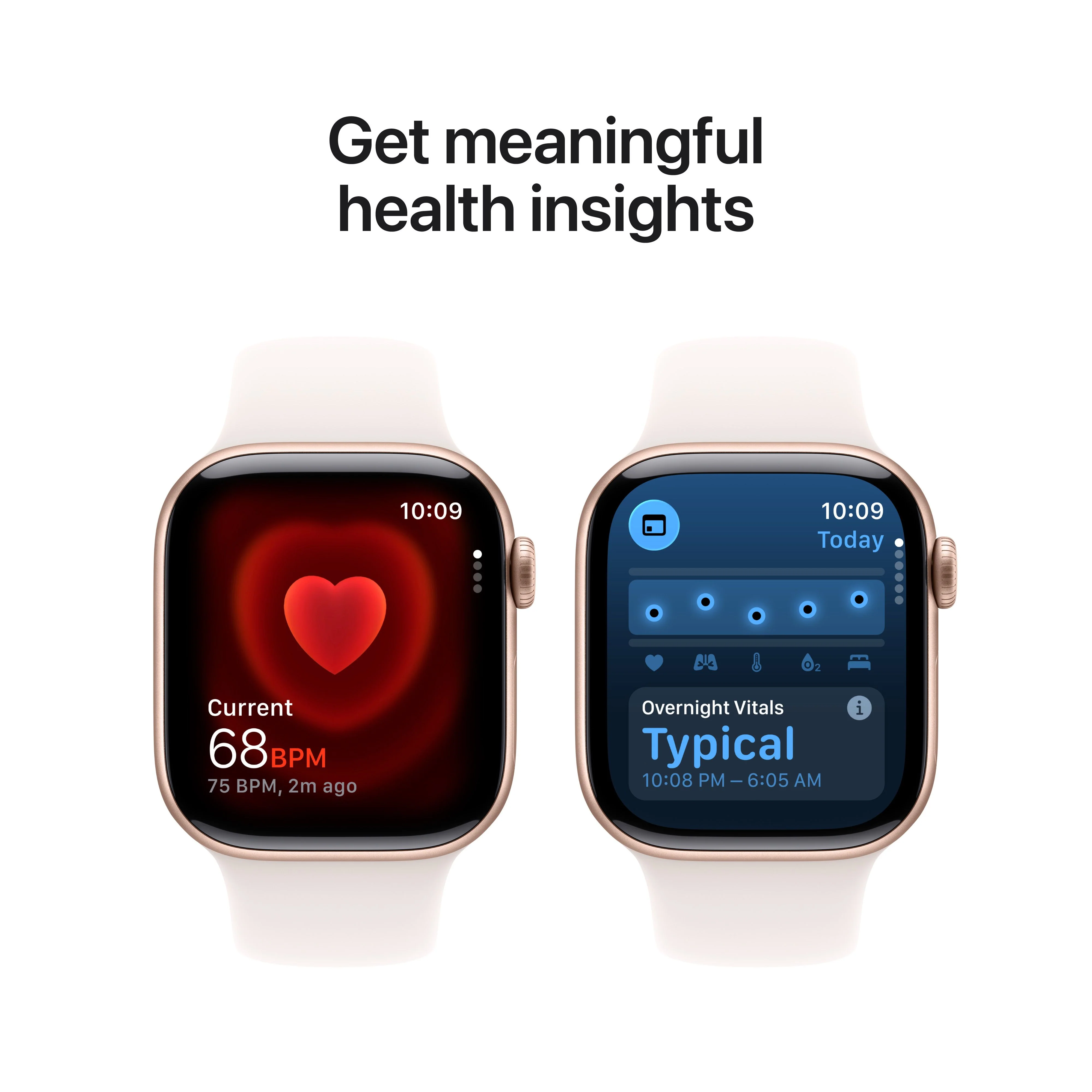 Apple Watch Series 11 GPS + Cellular 42mm Rose Gold Aluminium Case with Light Blush Sport Band - M/L - Image 5