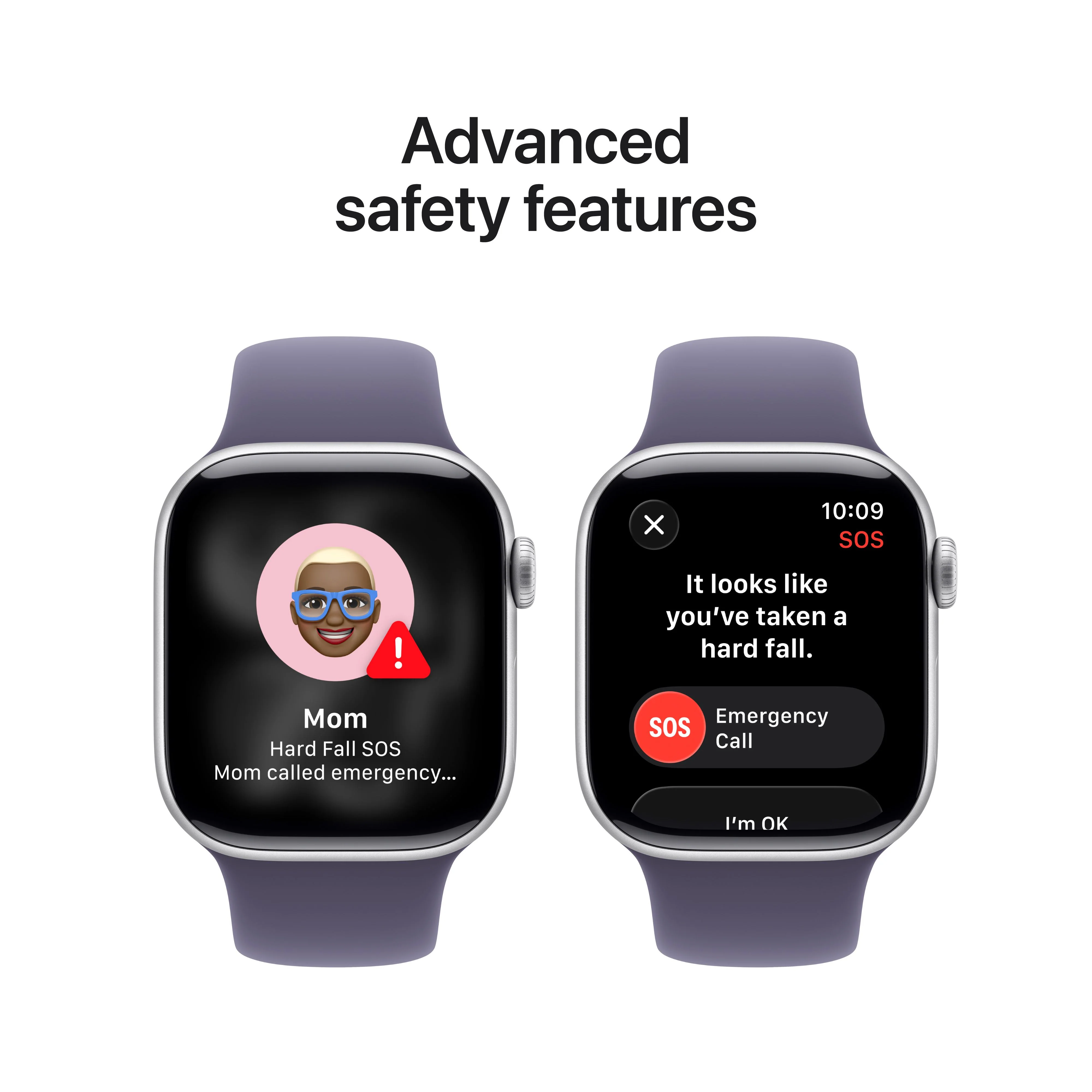 Apple Watch Series 11 GPS + Cellular 42mm Silver Aluminium Case with Purple Fog Sport Band - M/L - Image 6