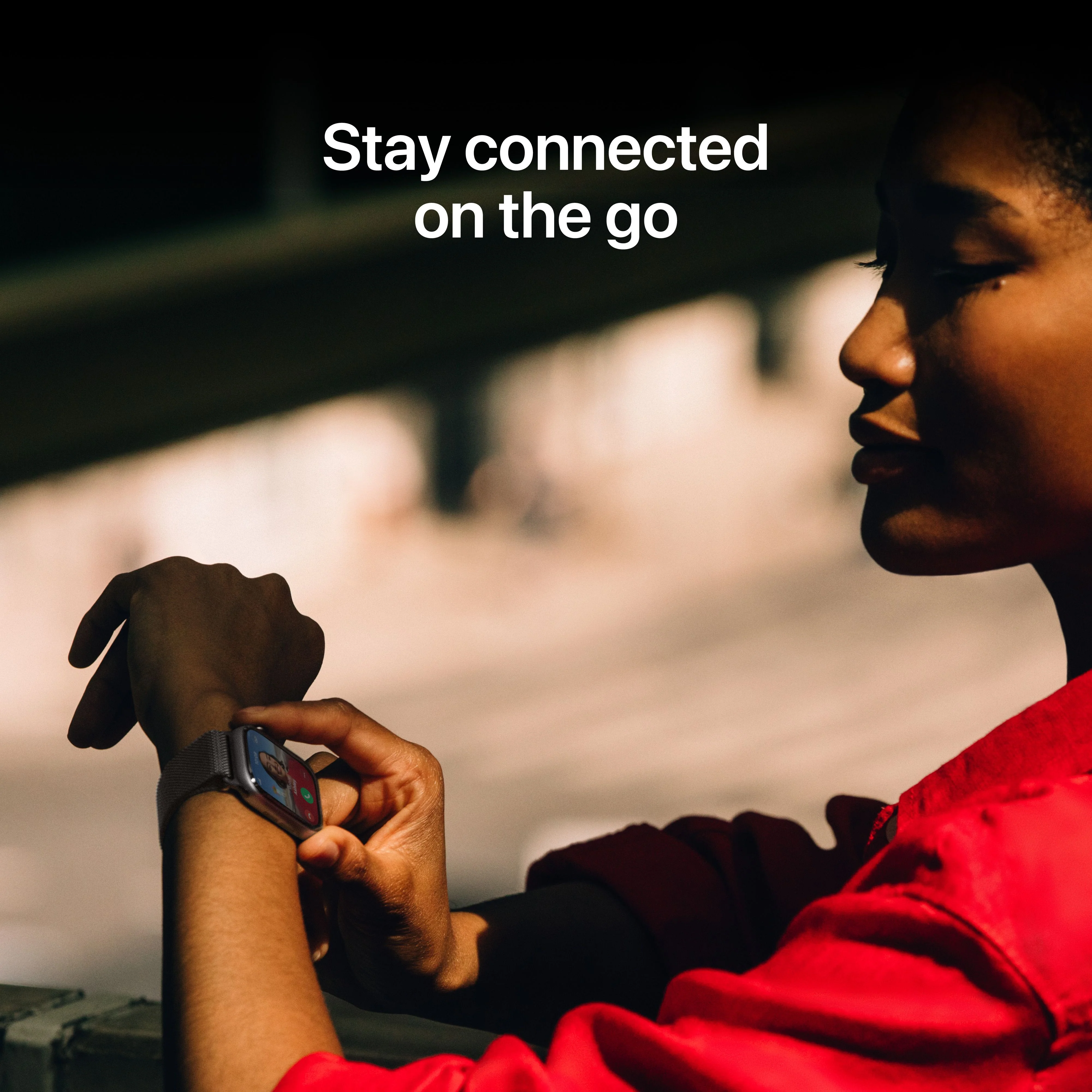 Apple Watch Series 11 GPS + Cellular 46mm Jet Black Aluminium Case with Black Sport Band - M/L - Image 7