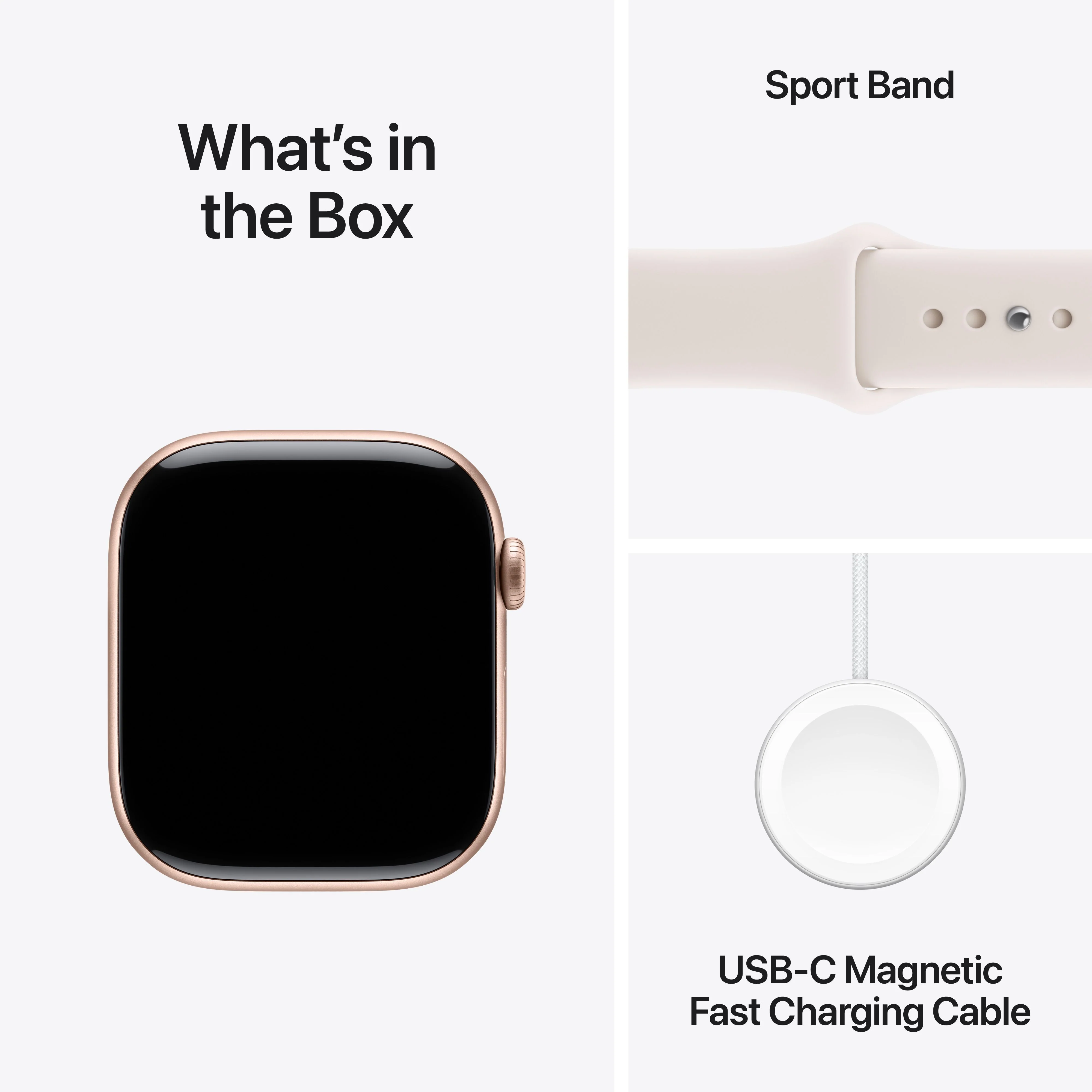 Apple Watch Series 11 GPS + Cellular 46mm Rose Gold Aluminium Case with Light Blush Sport Band - M/L - Image 8