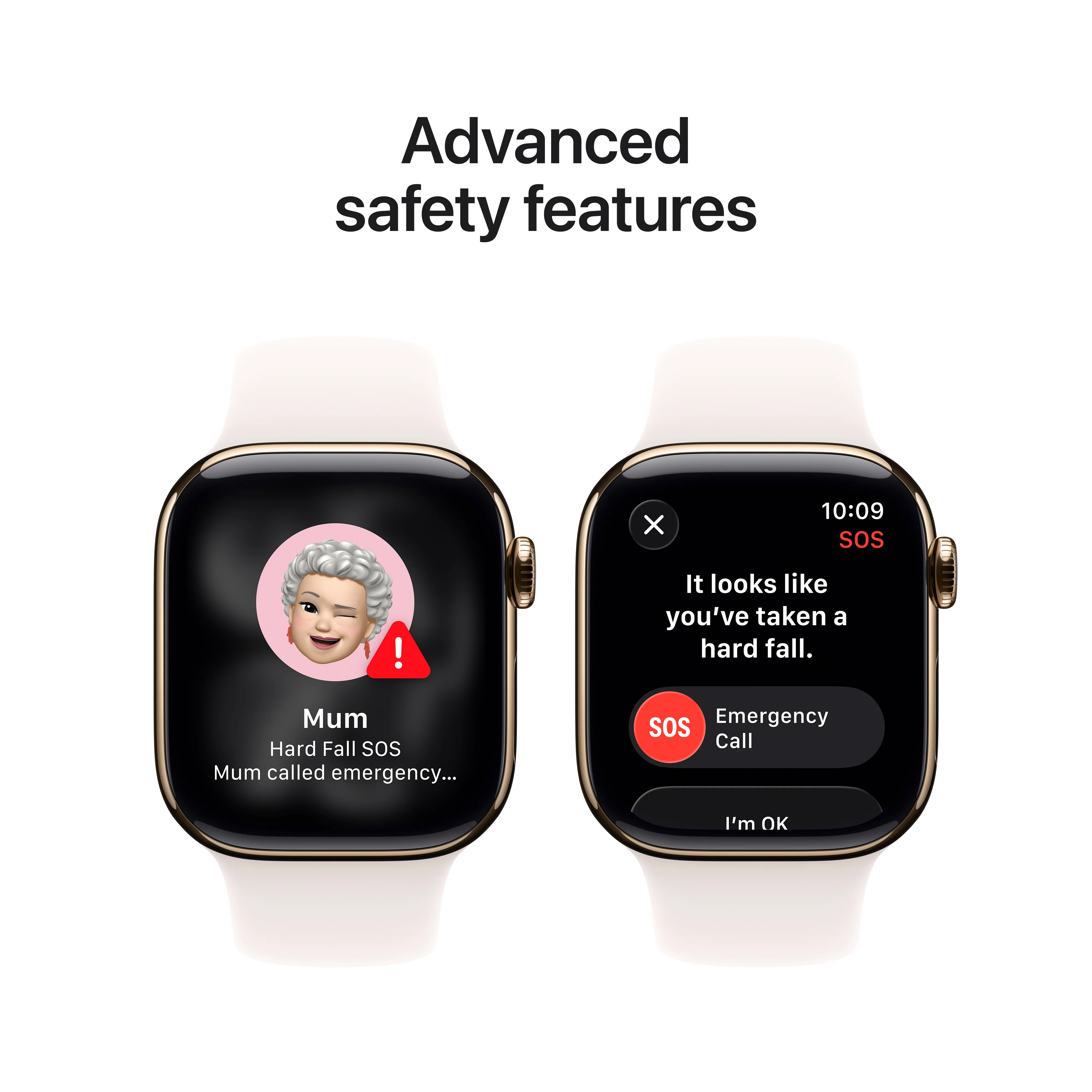 Apple Watch Series 11 GPS + Cellular 46mm Gold Titanium Case with Light Blush Sport Band - S/M - Image 6