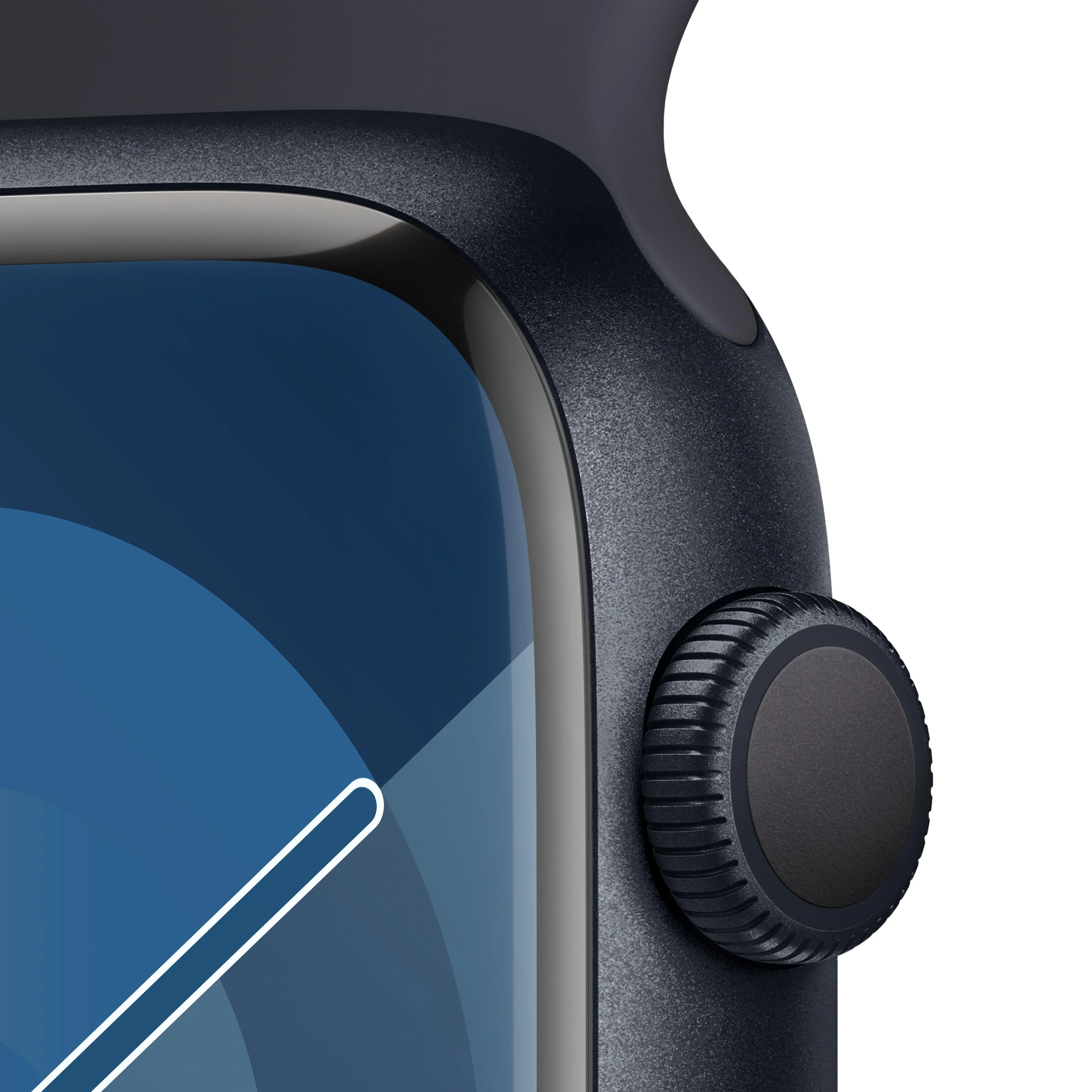 Apple Watch Series 9 GPS 45mm Midnight Aluminium Case with Midnight Sport Band - M/L - Image 3