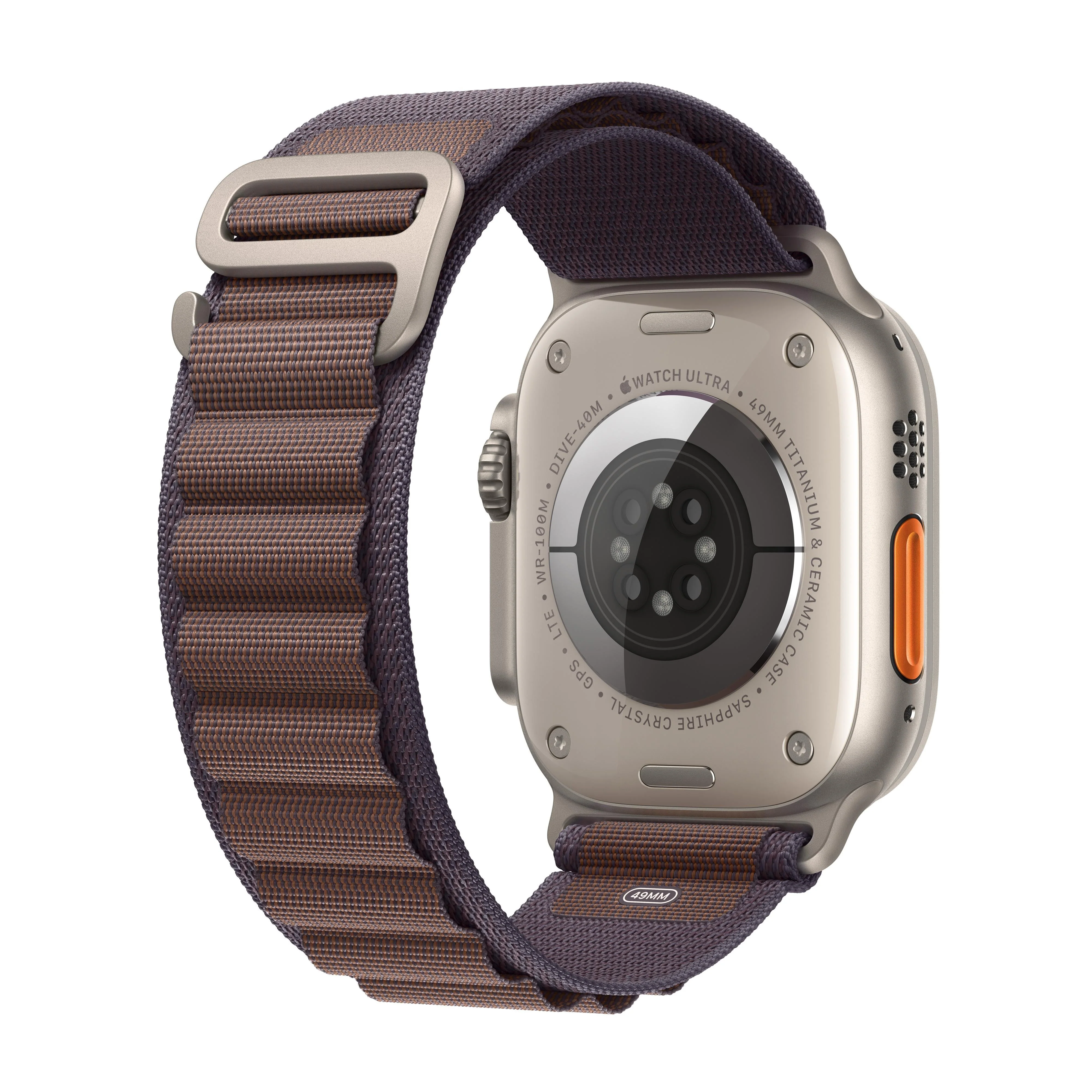 Apple Watch Ultra 2 GPS + Cellular 49mm Titanium Case with Indigo Alpine Loop - Large - Image 3
