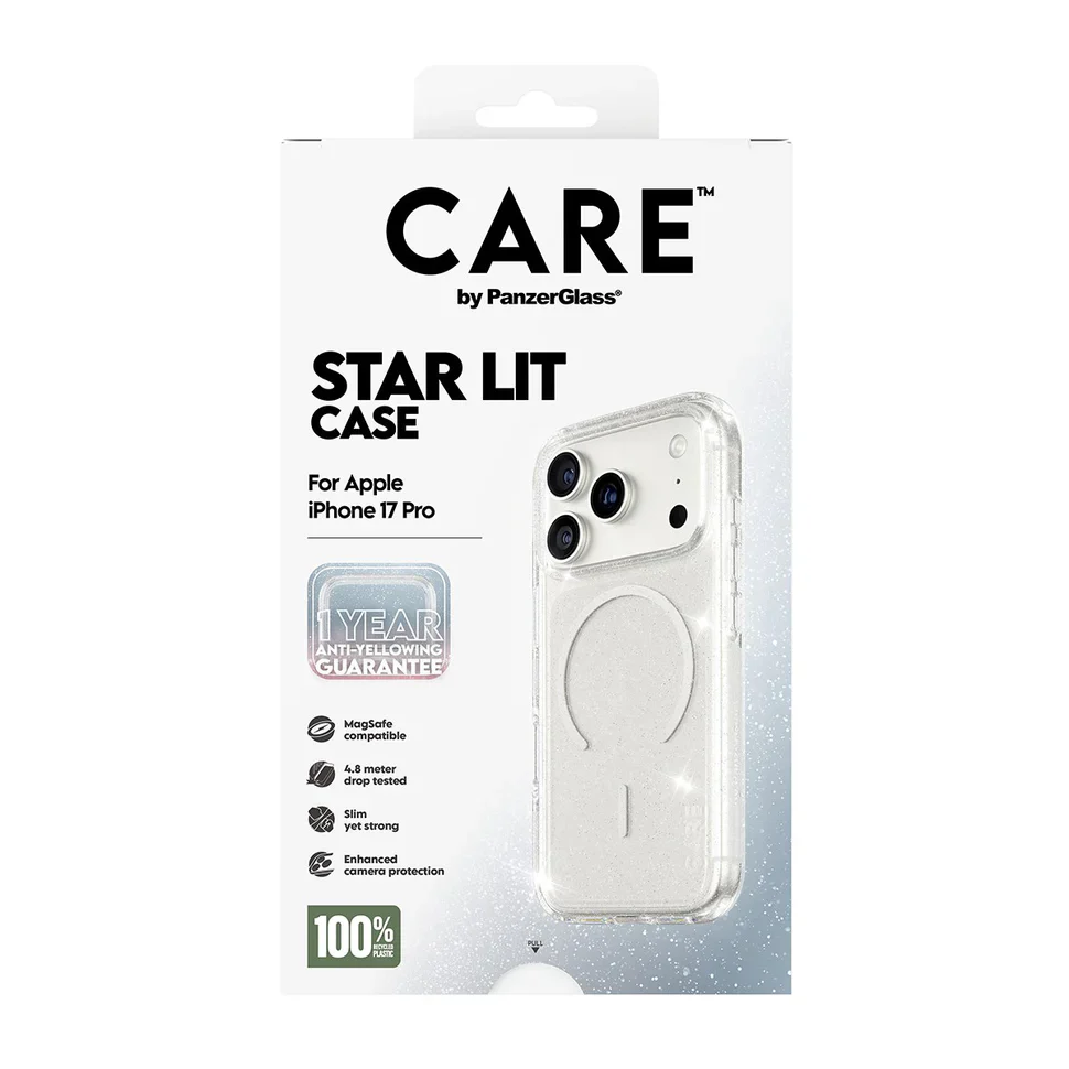 CARE by PanzerGlass® Flagship Case Urban Explorer Star Lit with White MagSafe iPhone 17 Pro - Image 4