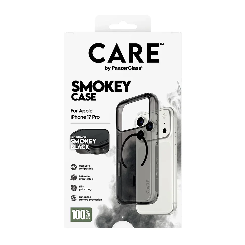 CARE by PanzerGlass® Flagship Case Urban Explorer Smokey with Black MagSafe iPhone 17 Pro - Image 4