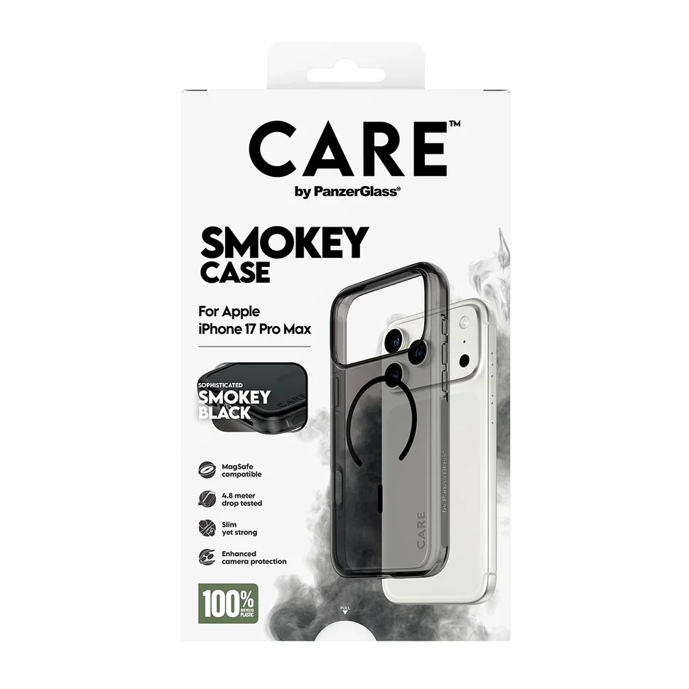 CARE by PanzerGlass® Flagship Case Urban Explorer Smokey with Black MagSafe iPhone 17 Pro Max - Image 4