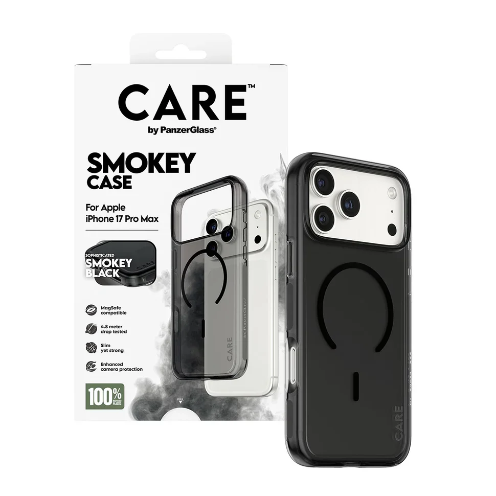 CARE by PanzerGlass® Flagship Case Urban Explorer Smokey with Black MagSafe iPhone 17 Pro Max - Image 5