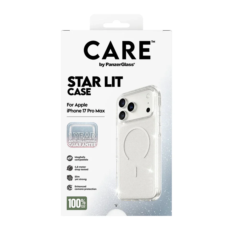 CARE by PanzerGlass® Flagship Case Urban Explorer Star Lit with White MagSafe iPhone 17 Pro Max - Image 4