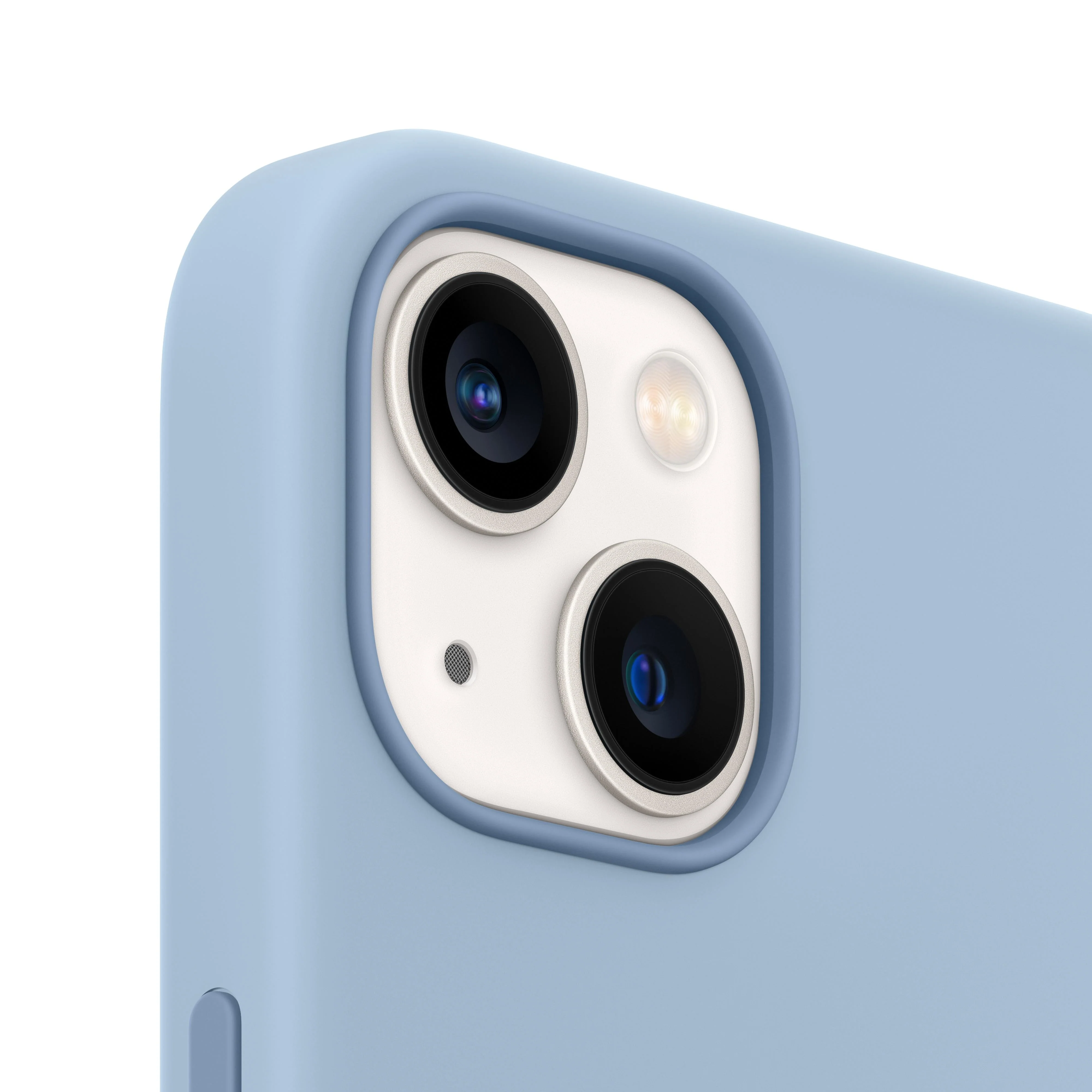 iPhone 13 Silicone Case with MagSafe - Blue Fog - Image 3