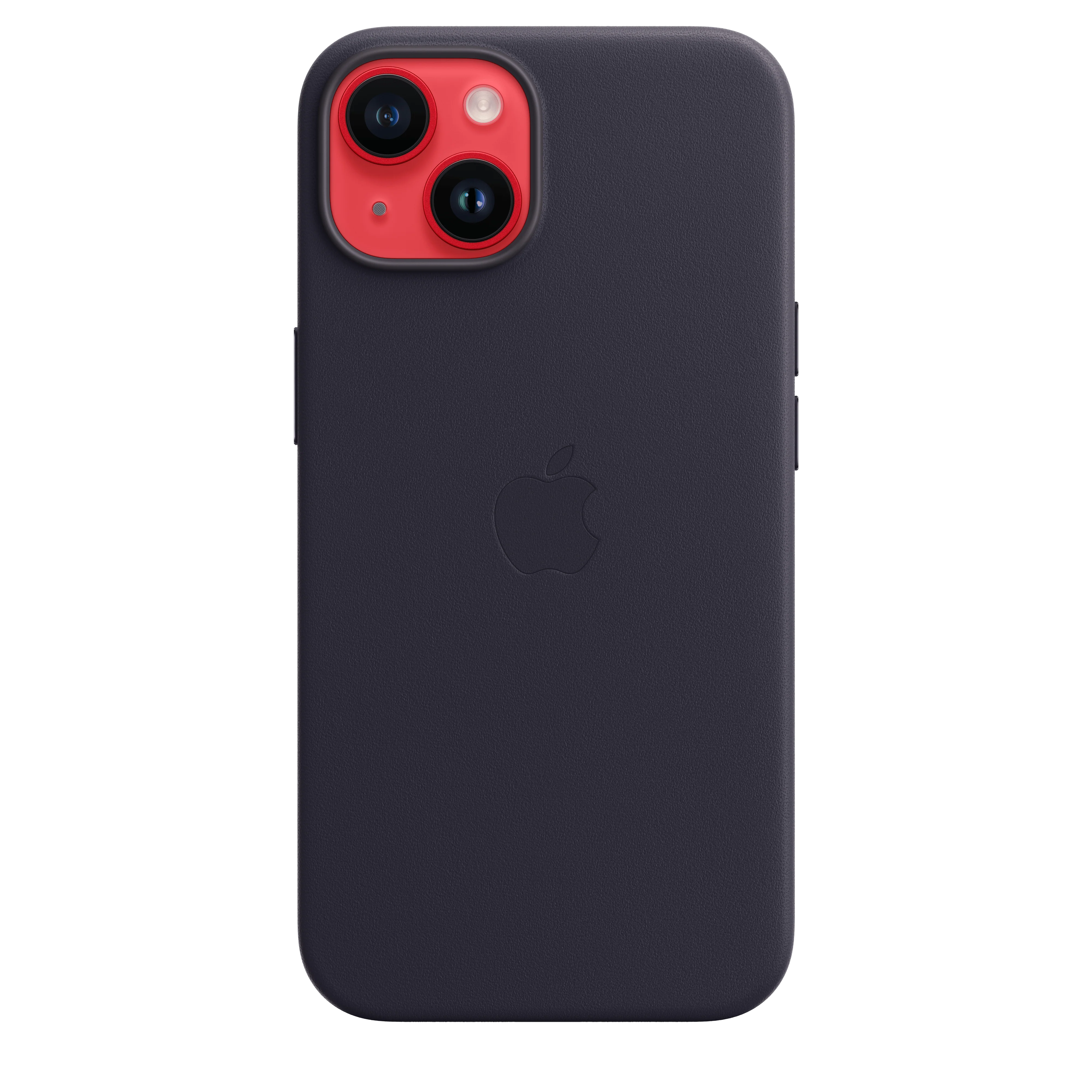 iPhone 14 Leather Case with MagSafe - Midnight - Image 5