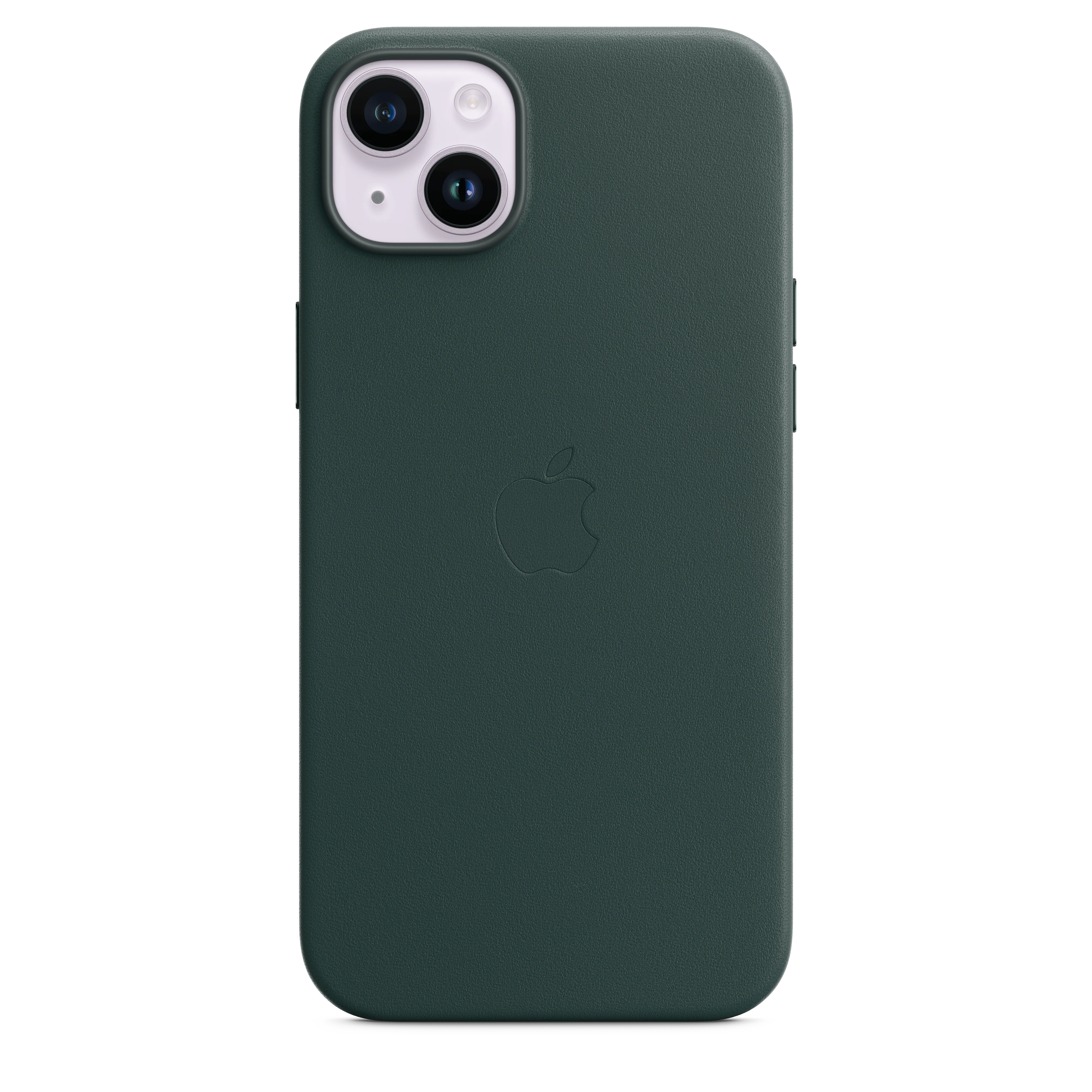 iPhone 14 Plus Leather Case with MagSafe - Forest Green - Image 2