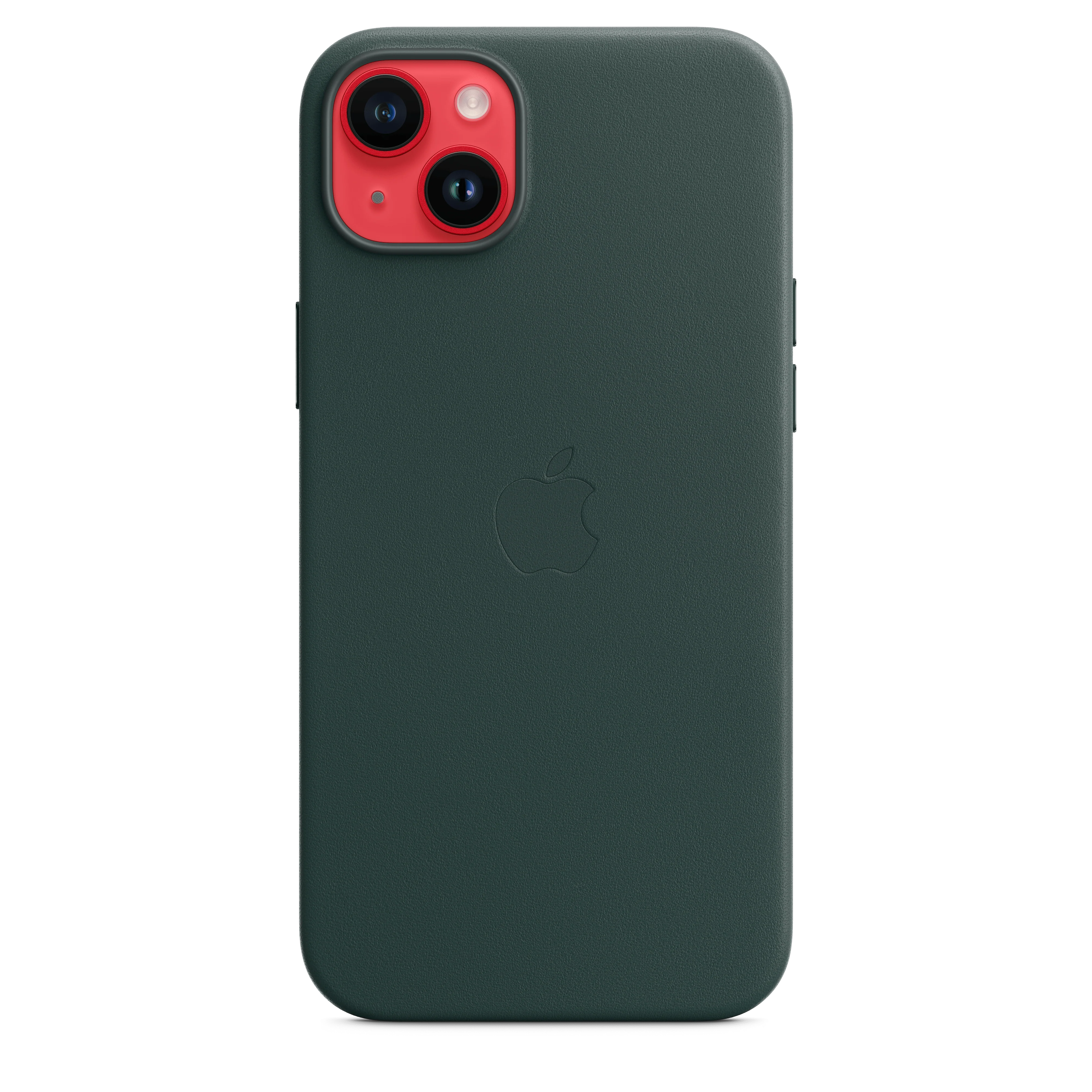iPhone 14 Plus Leather Case with MagSafe - Forest Green - Image 3