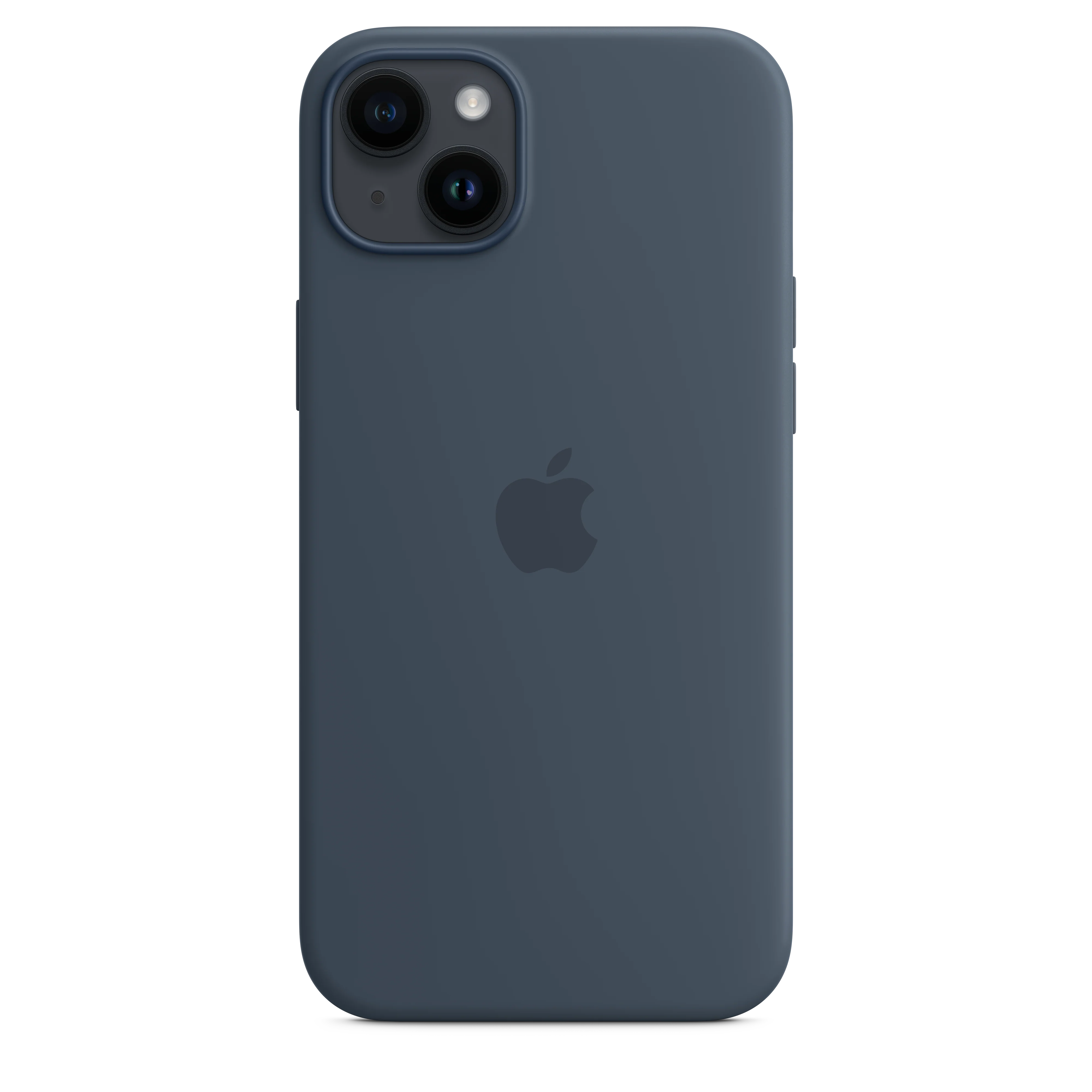 iPhone 14 Plus Silicone Case with MagSafe - Storm Blue - Image 2