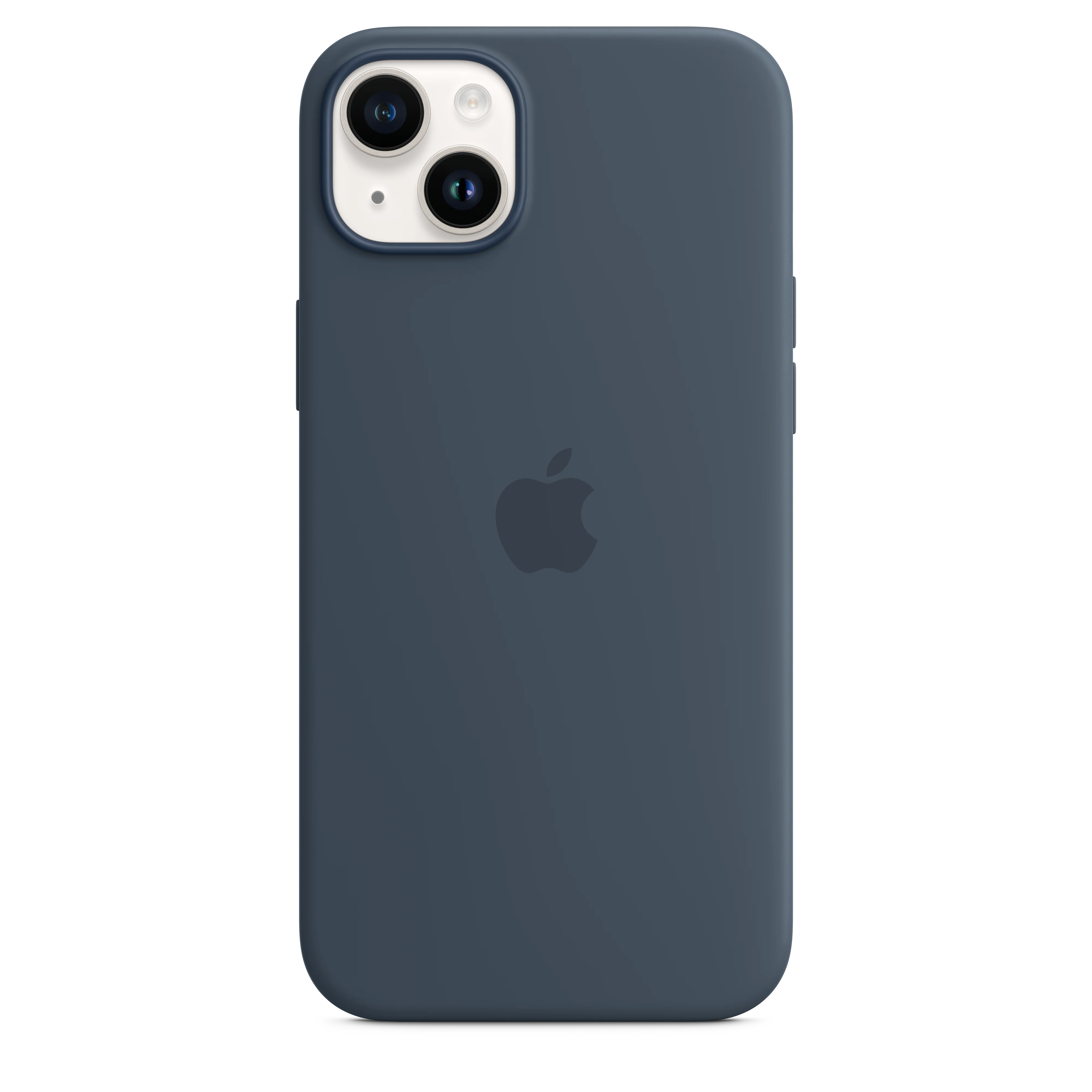 iPhone 14 Plus Silicone Case with MagSafe - Storm Blue - Image 3